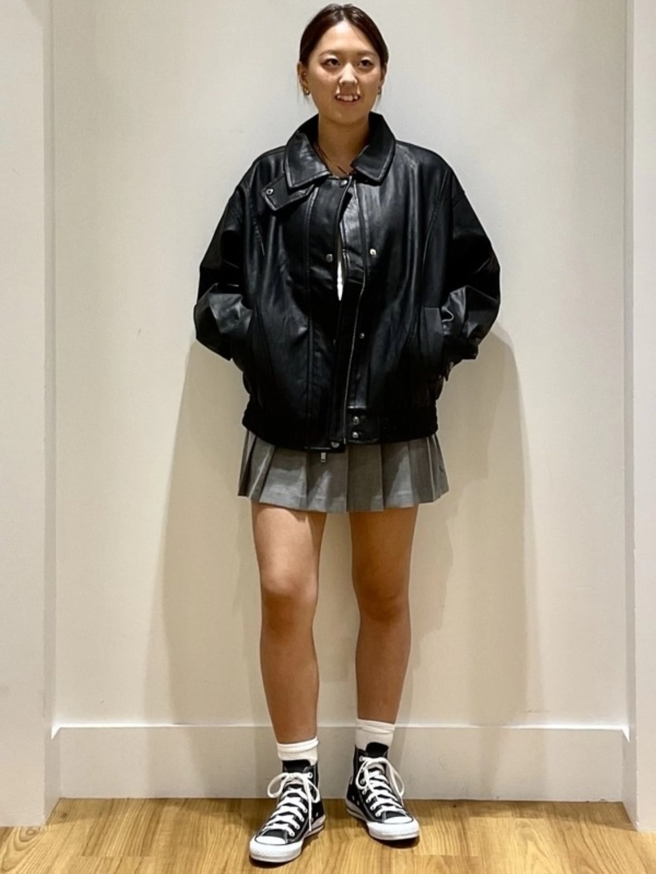 GAP｜(W)オーバーサイズ ヴィーガンレザージャケット | Rakuten