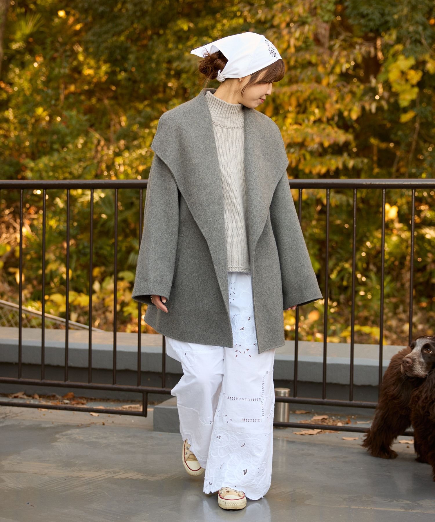 BABYLONE｜ベルト付きリバーショートコート | Rakuten Fashion(楽天