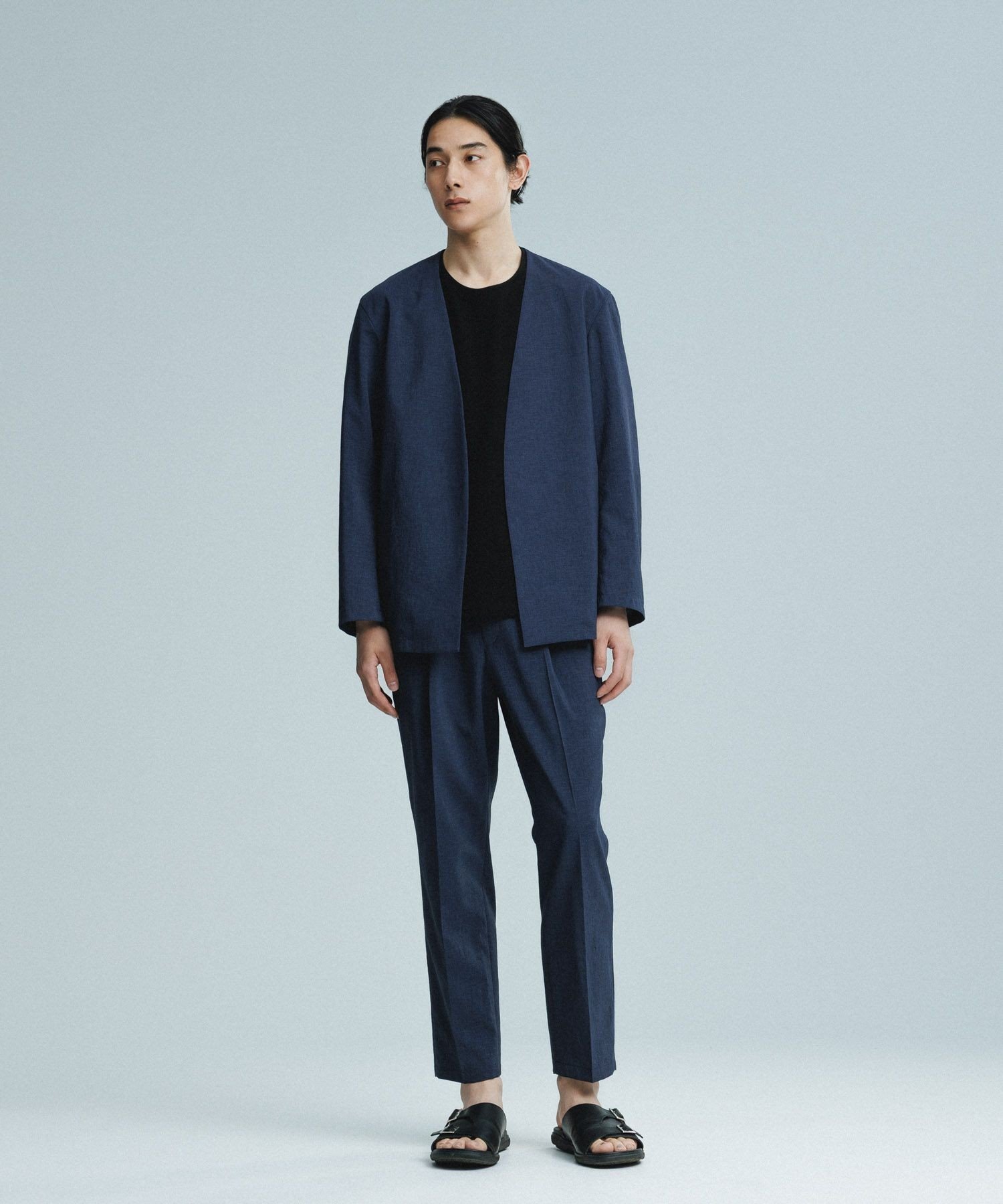 ADAM ET ROPE'｜【RIRANCHA】サマーセットアップ / ノーカラー