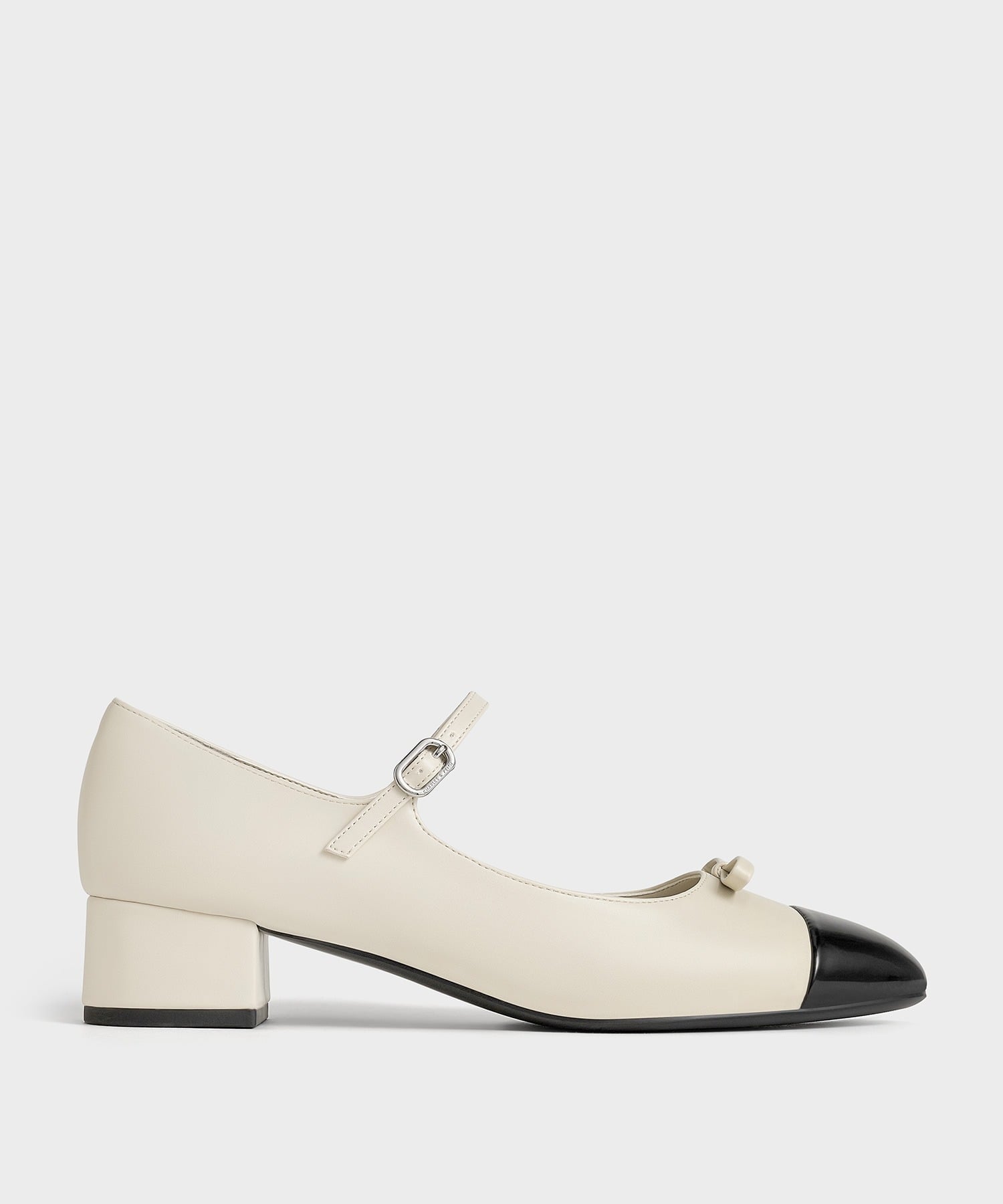 CHARLES & KEITH｜ボウ キャップトゥメリージェーンパンプス | Rakuten