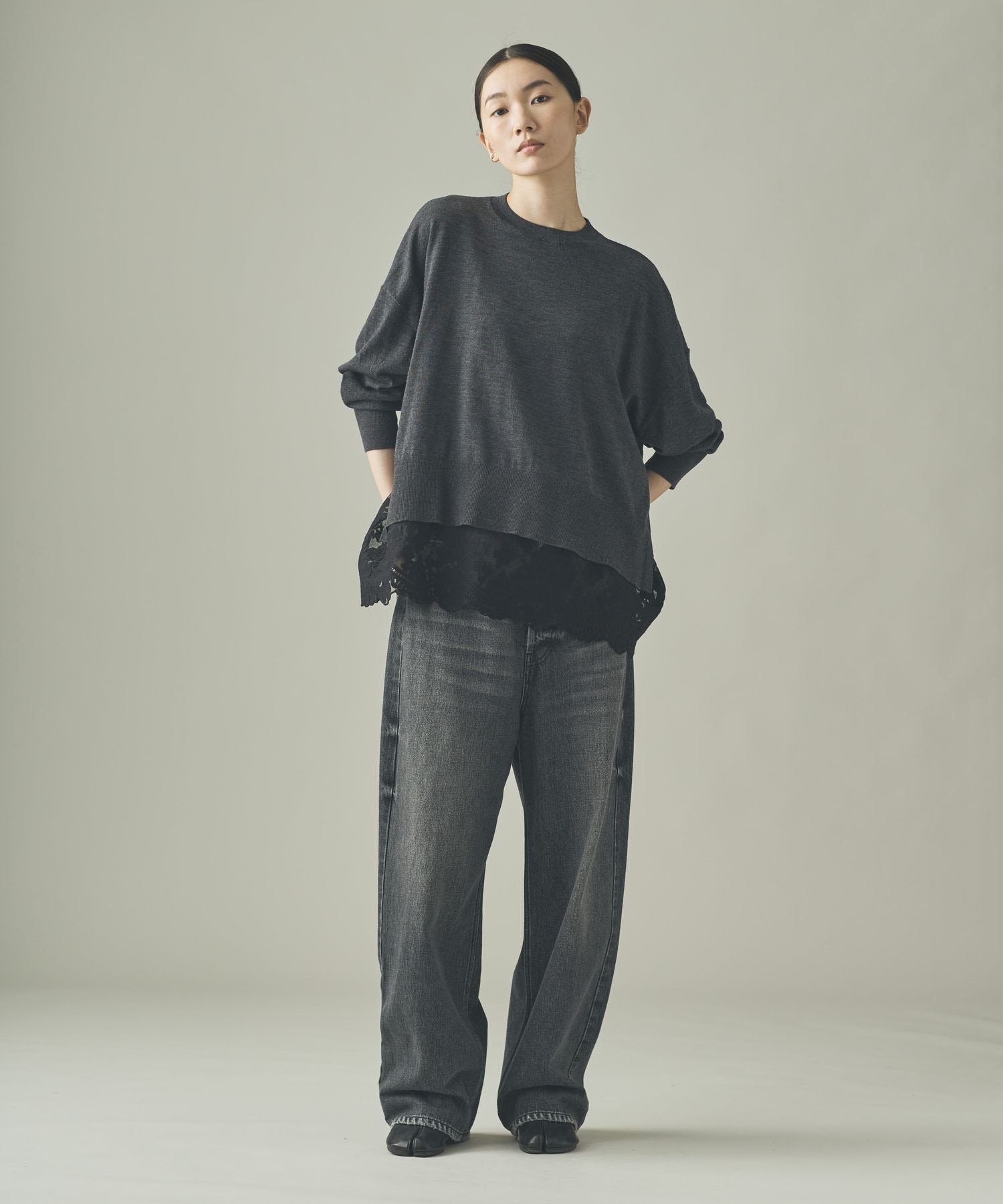 Curensology(カレンソロジー)＜&RC＞ワイドルーズデニム34試着のみ Curensology】でデニムの更新！＜＆RC ＞ワイドルーズデニムパンツ | LEE