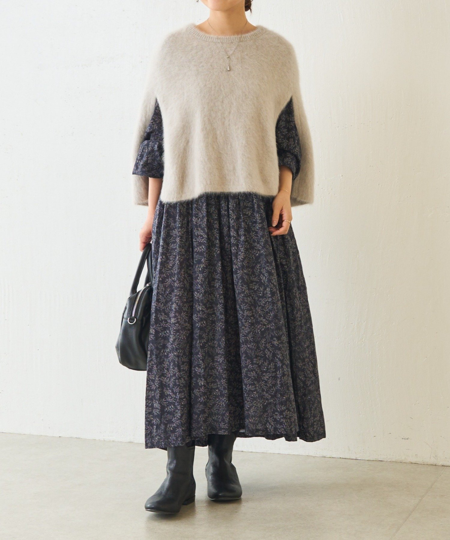 BEARDSLEY｜ファーニットポンチョ | Rakuten Fashion(楽天ファッション