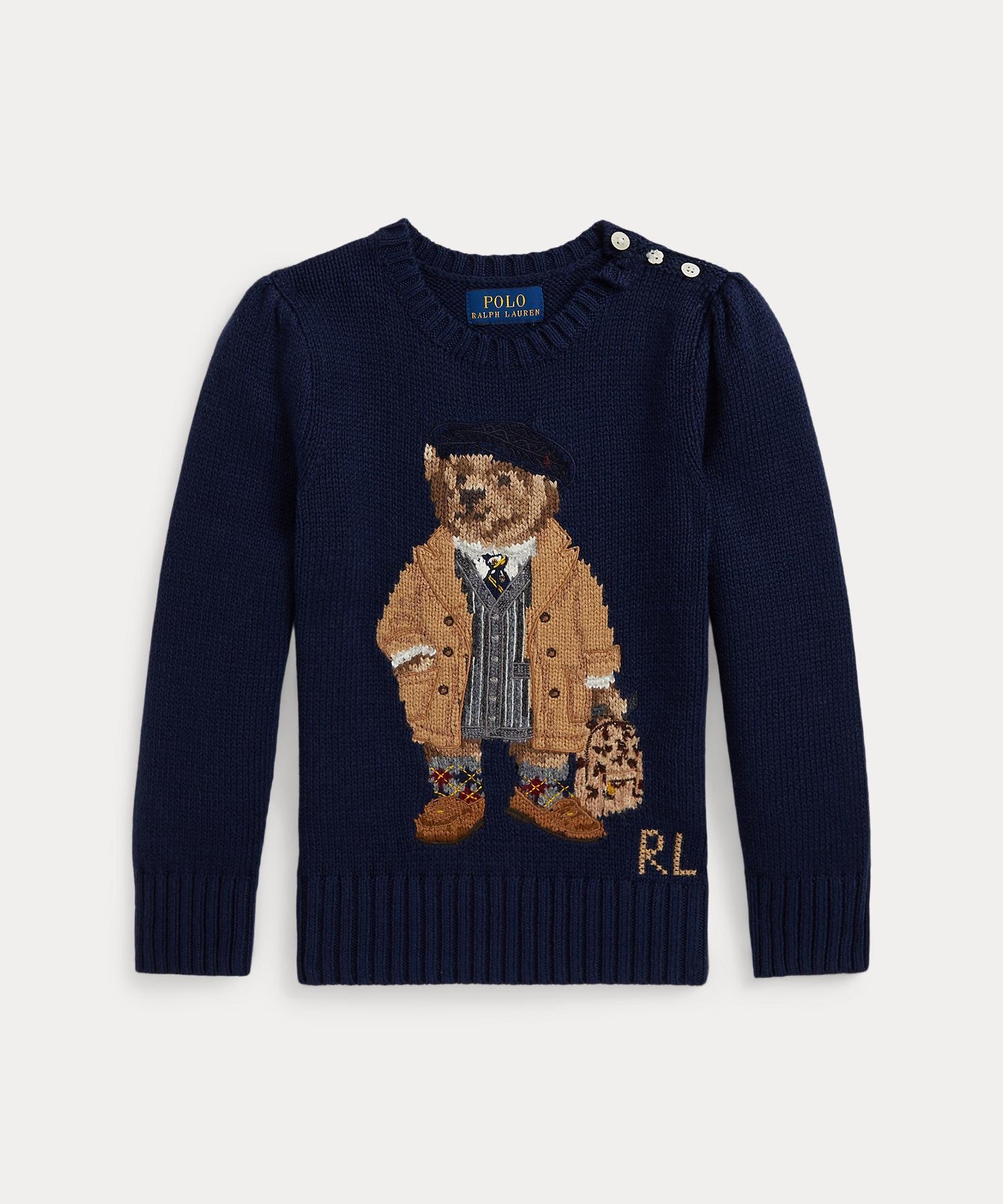 RALPH LAUREN｜(ガールズ 2才~6才)Polo ベア クルーネック セーター