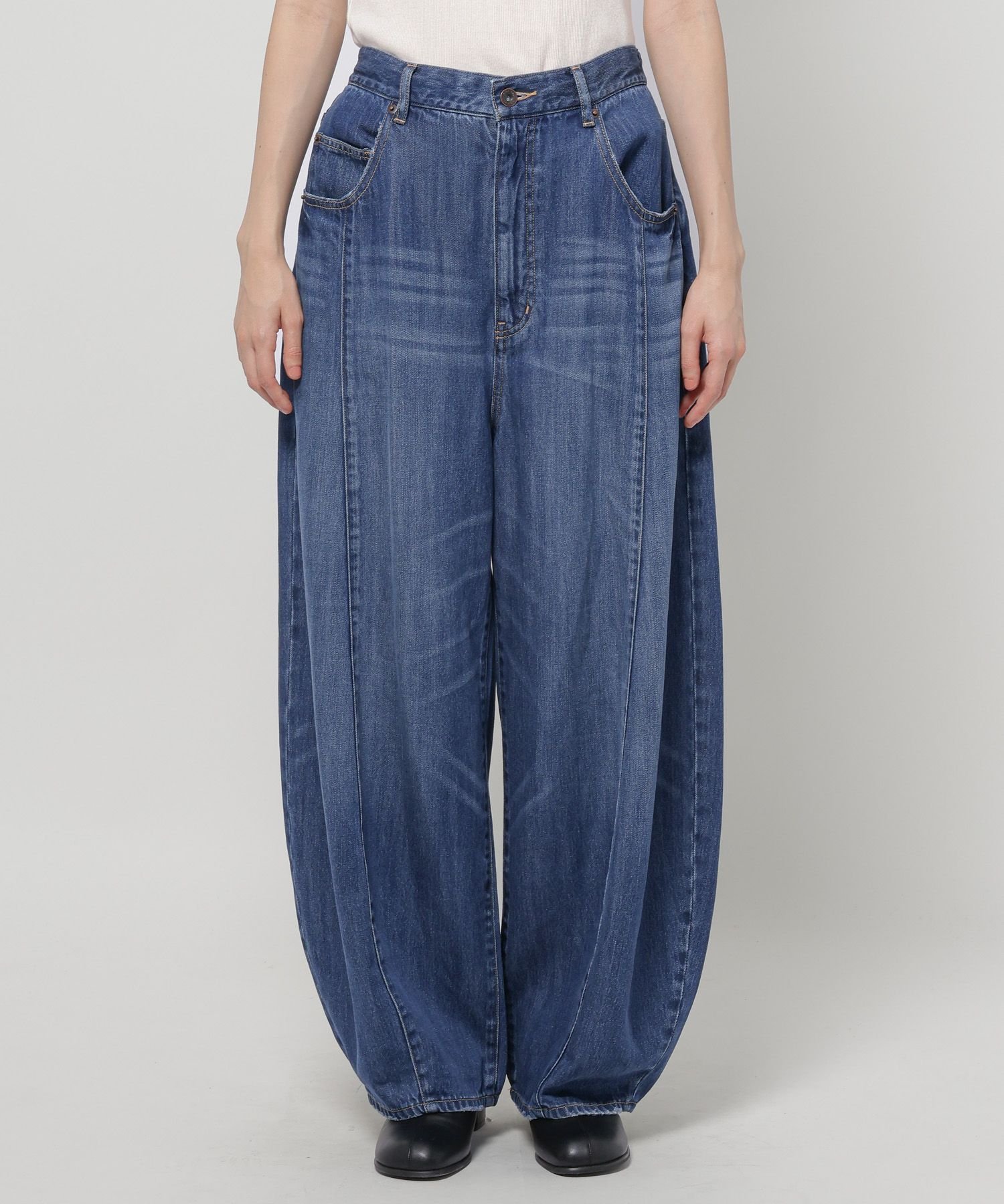 niko and ｜[NKJ 2026SS] 3Dドロップデニムパンツ | Rakuten