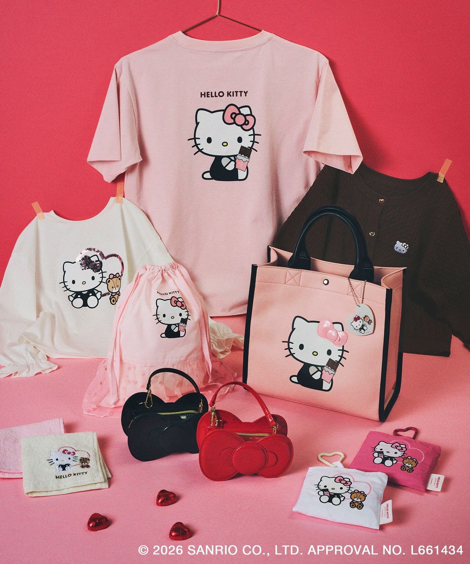 ROPE' PICNIC｜【ROPE' PICNIC*ハローキティ】2WAYストラップ付きミニ