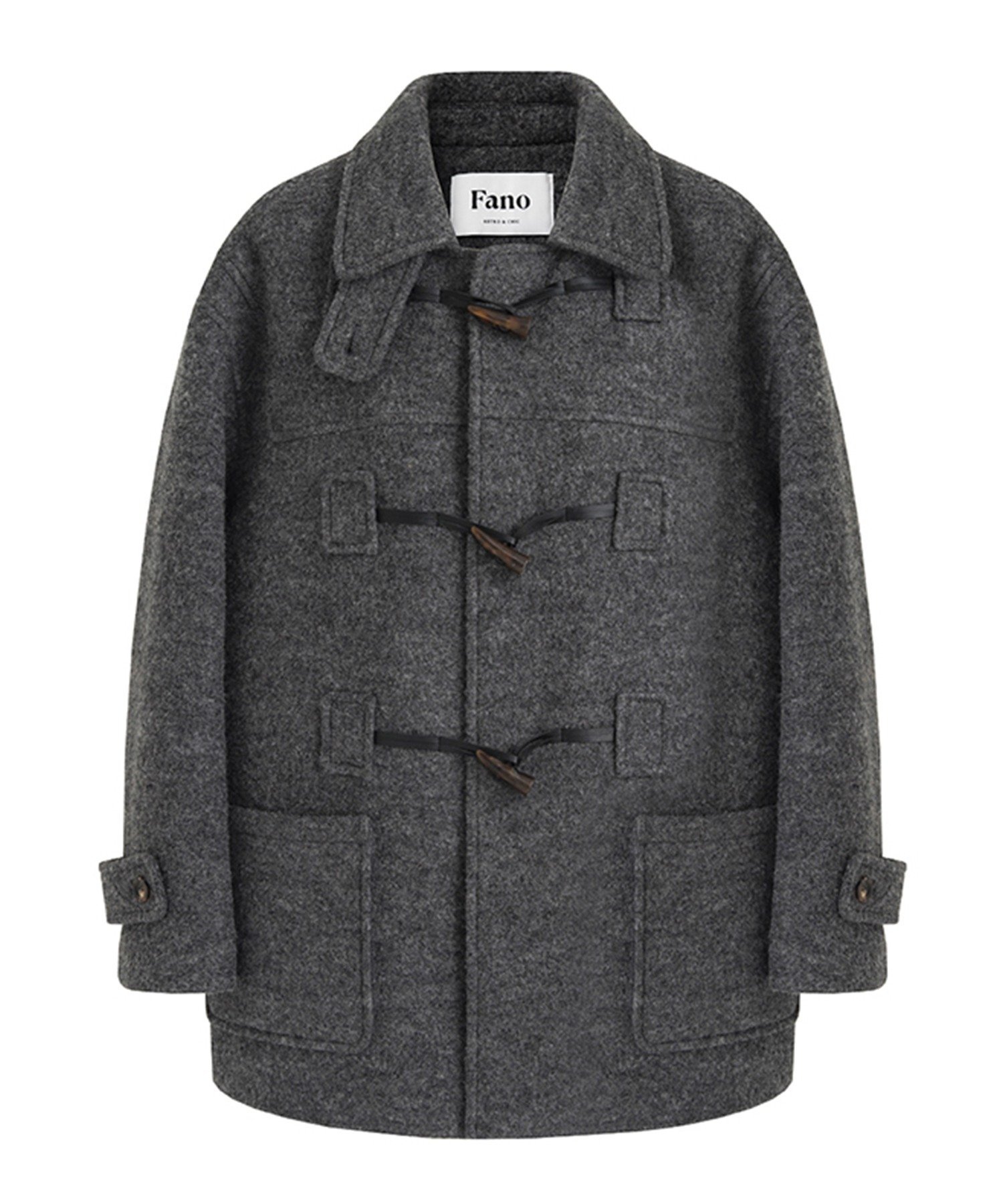 chuclla｜ウールミドル丈ダッフルコート FD24W448【Fano】 | Rakuten