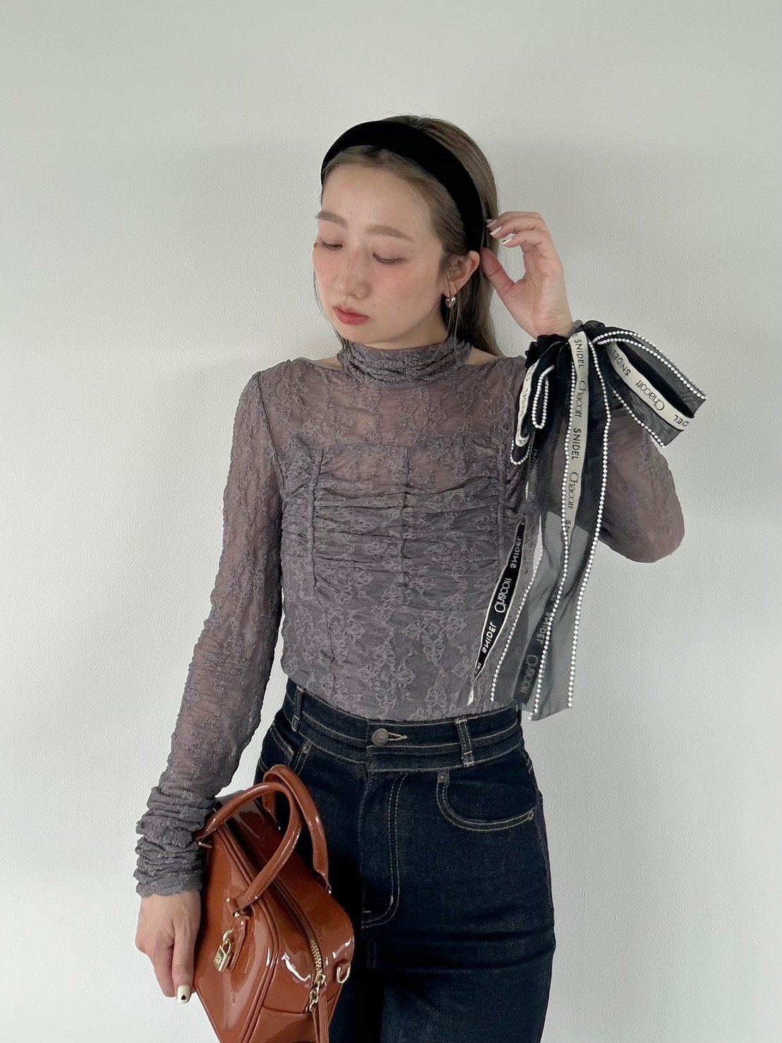 SNIDEL｜【Chacott】リボンシュシュ | Rakuten Fashion(楽天