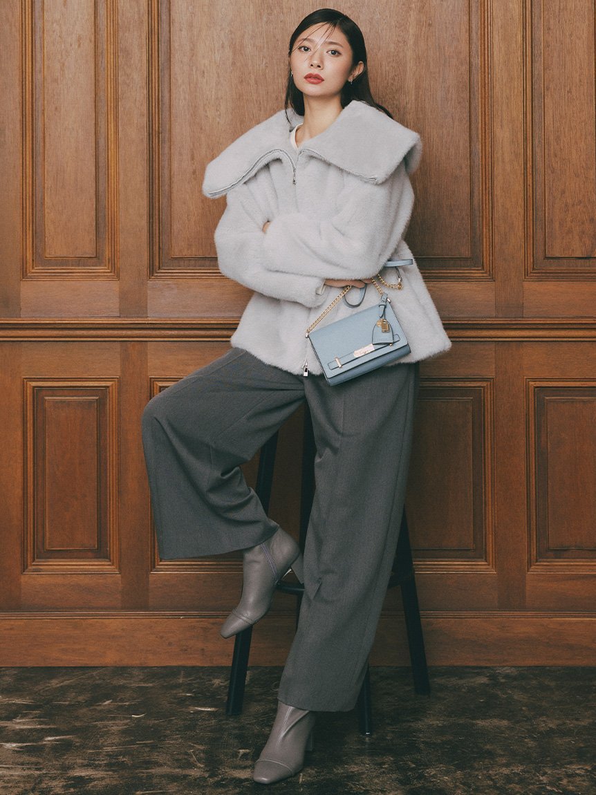 CELFORD｜ビジュー&リボンクリップ付きストレッチブーツ | Rakuten