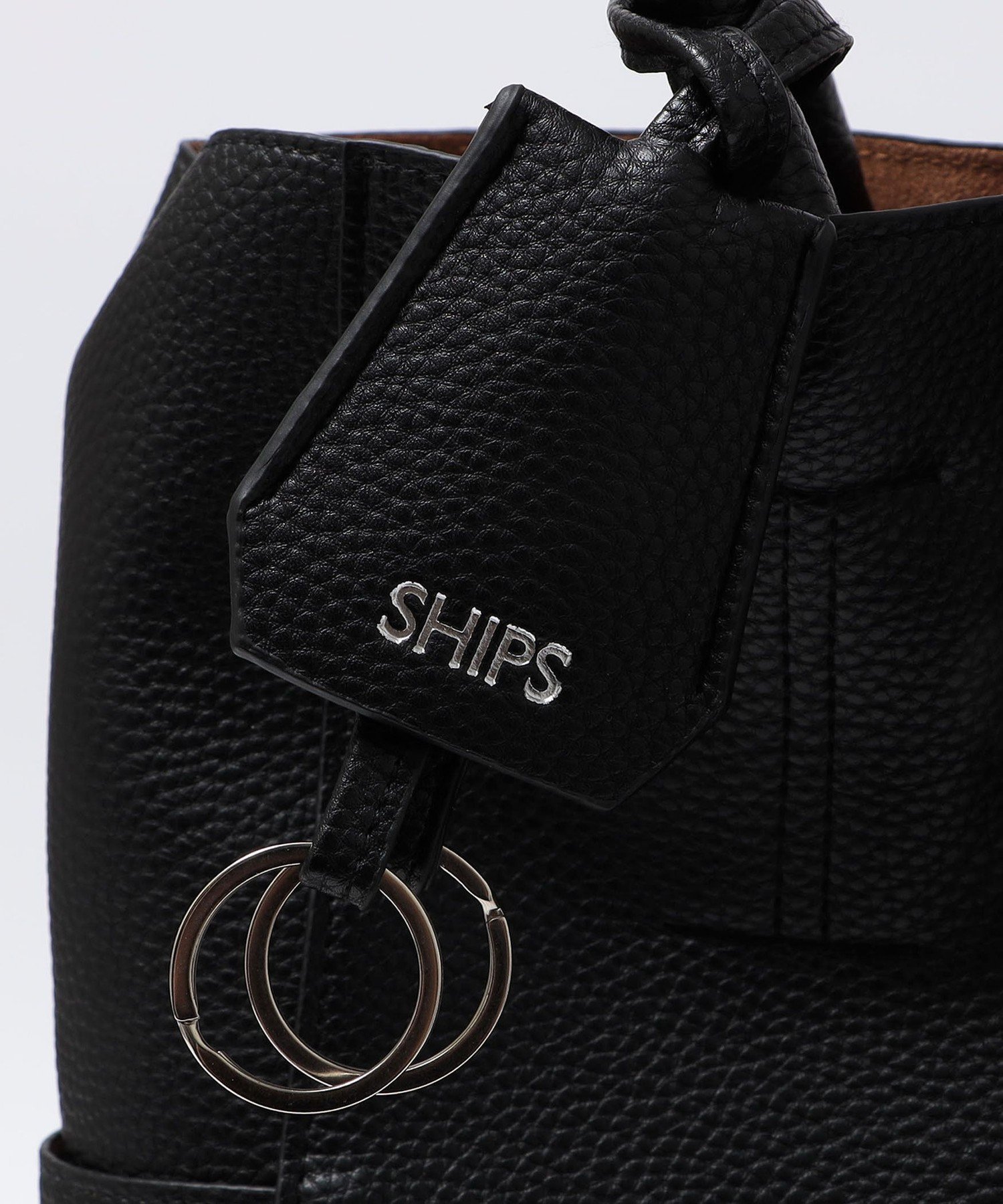 SHIPS｜【WEB限定】SHIPS: 合成皮革 ヴァーティカル ビズ トート