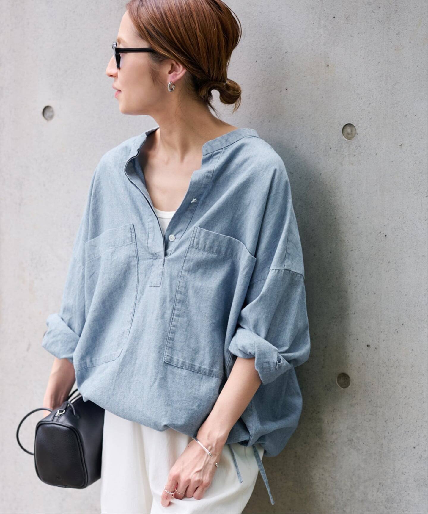 FRAMeWORK｜≪WEB限定 / 追加≫ダンガリードロストシャツ | Rakuten