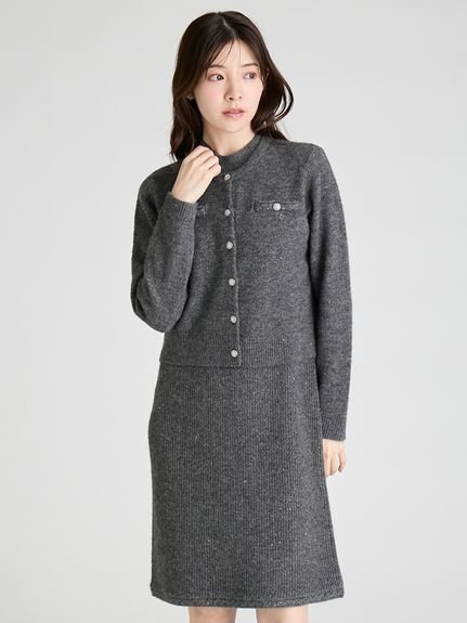 CELFORD｜スパークルミニニットワンピースセット | Rakuten Fashion