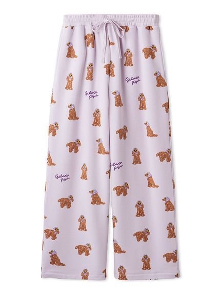 gelato pique｜スカーフDOG柄ロングパンツ | Rakuten Fashion(楽天