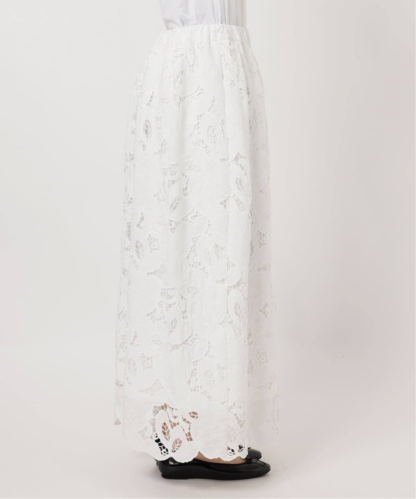 IENA｜フラワーコードレーススカート | Rakuten Fashion(楽天