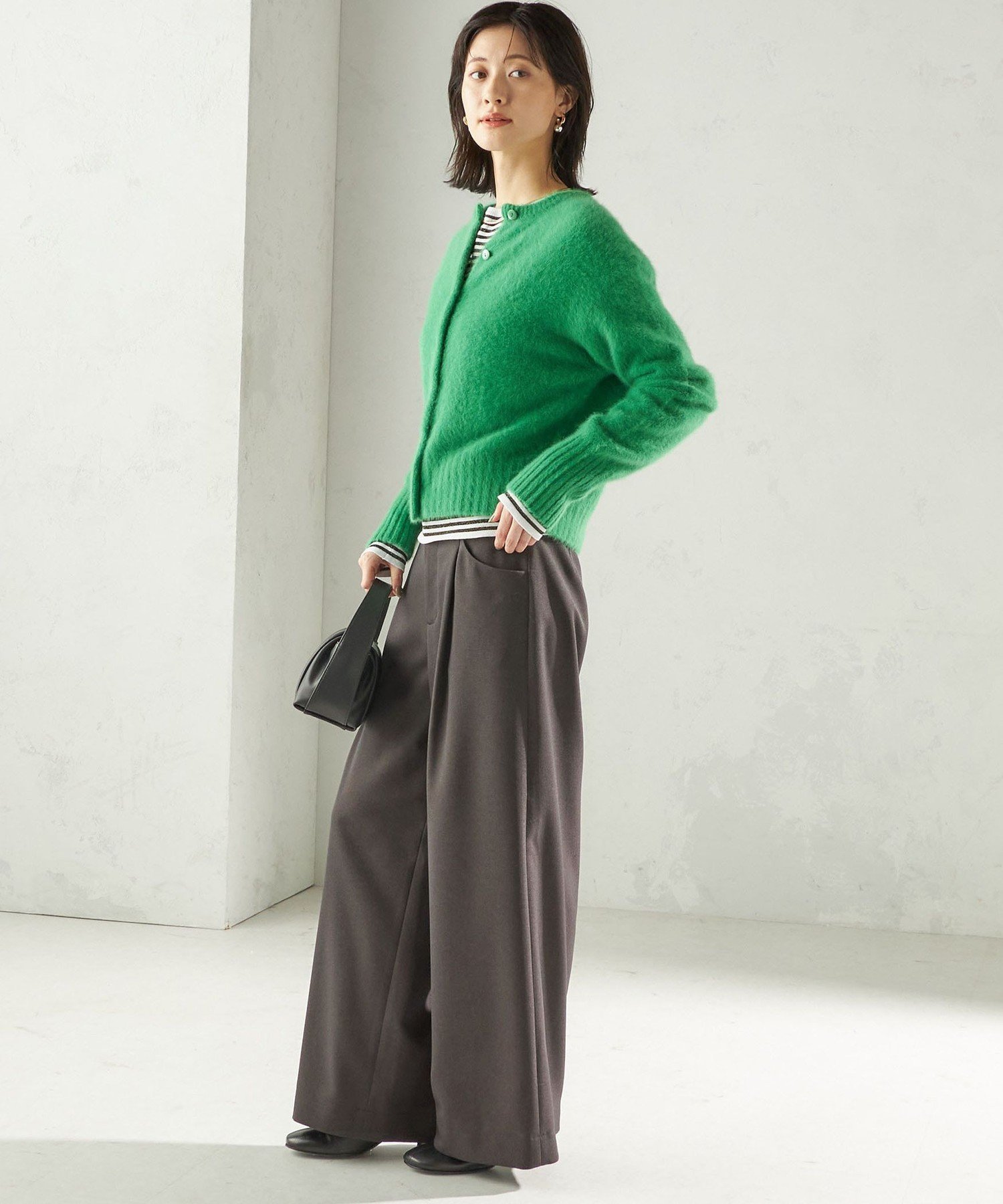 FOXEY NY 40 グリーンティー ニット FOXEY NY 40 グレースウールニット ジェイドグリーン - メルカリ