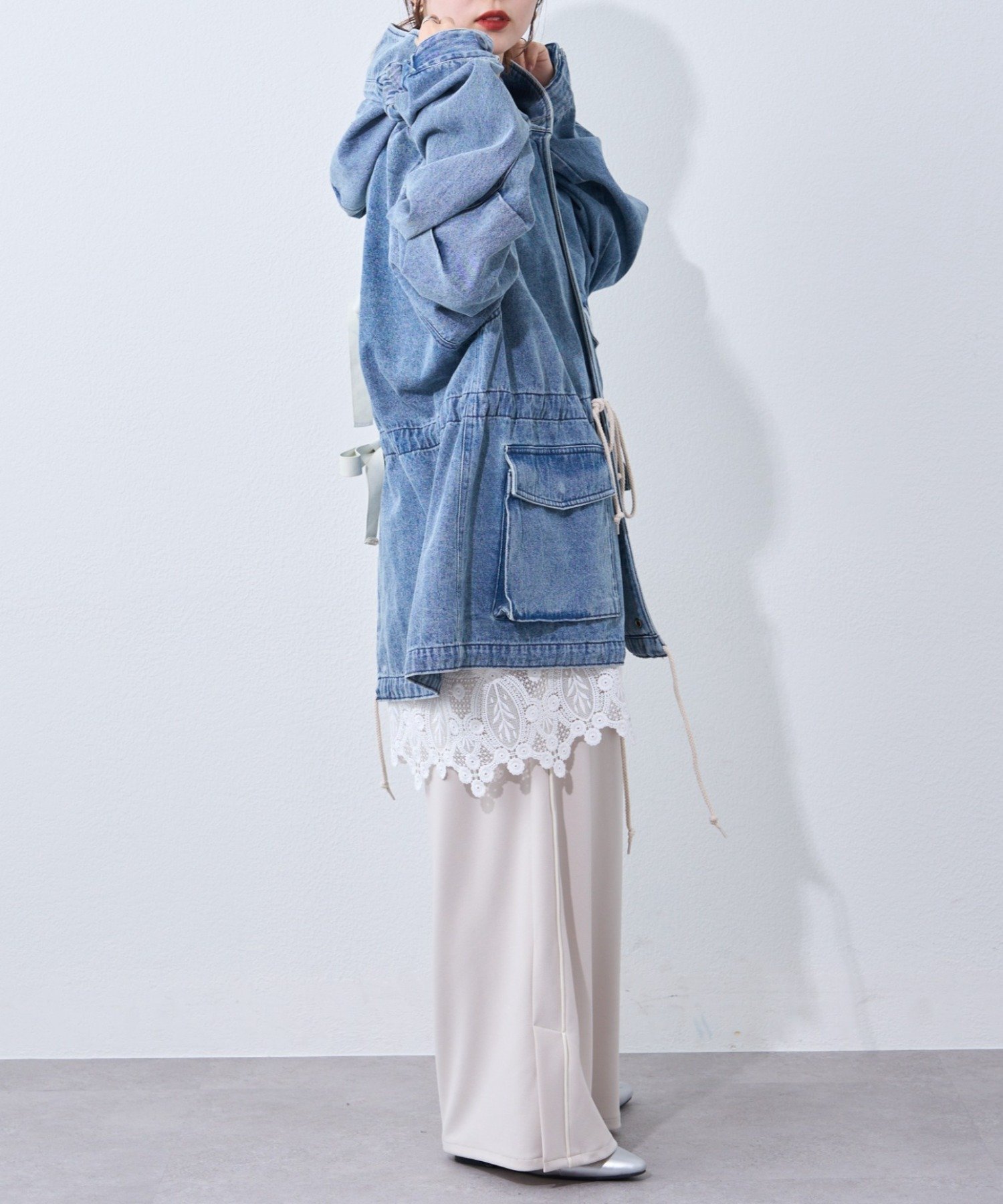 CIAOPANIC TYPY｜【etsinta】レースベスト付モッズコート | Rakuten