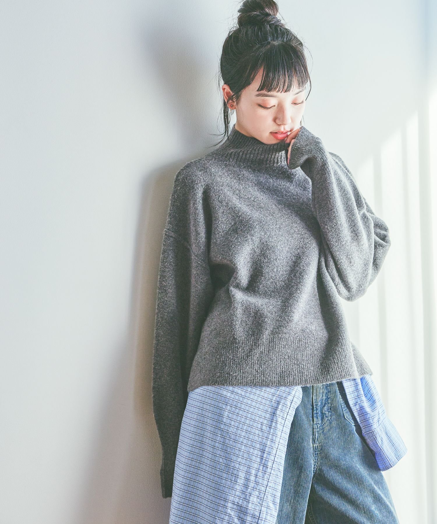 niko and ｜Wコアスパンハイネックプルオーバー | Rakuten Fashion