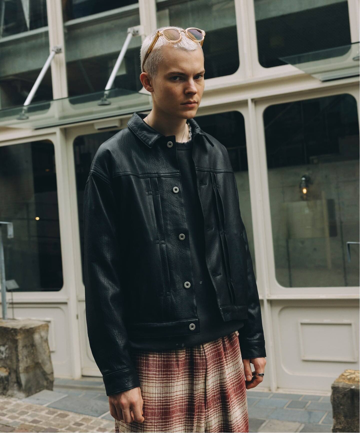 JOURNAL STANDARD｜ニュージーランド ラムレザー トラッカージャケット