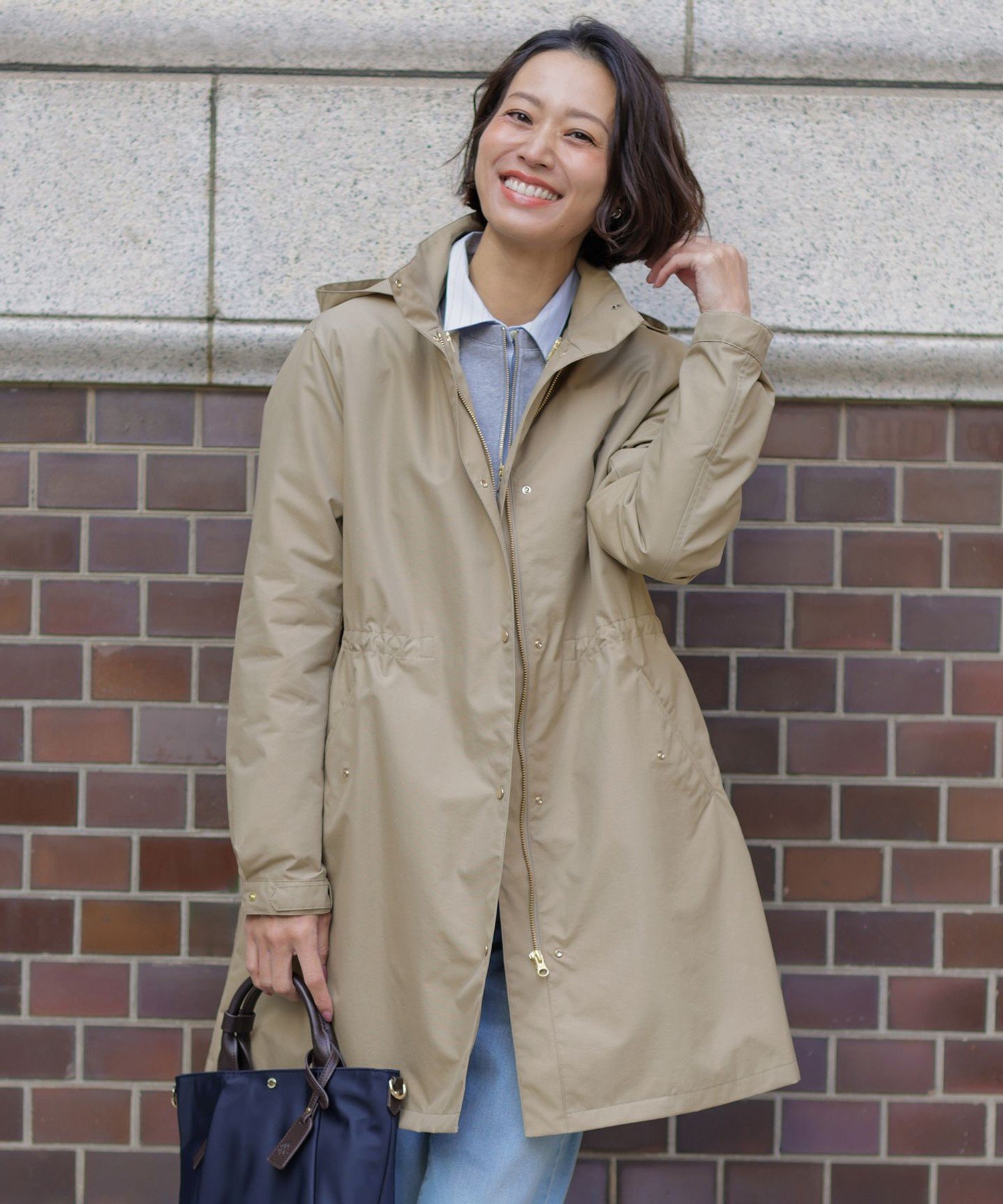 J.PRESS｜【2way・ライナー付き】スパンライクナイロンタッサー