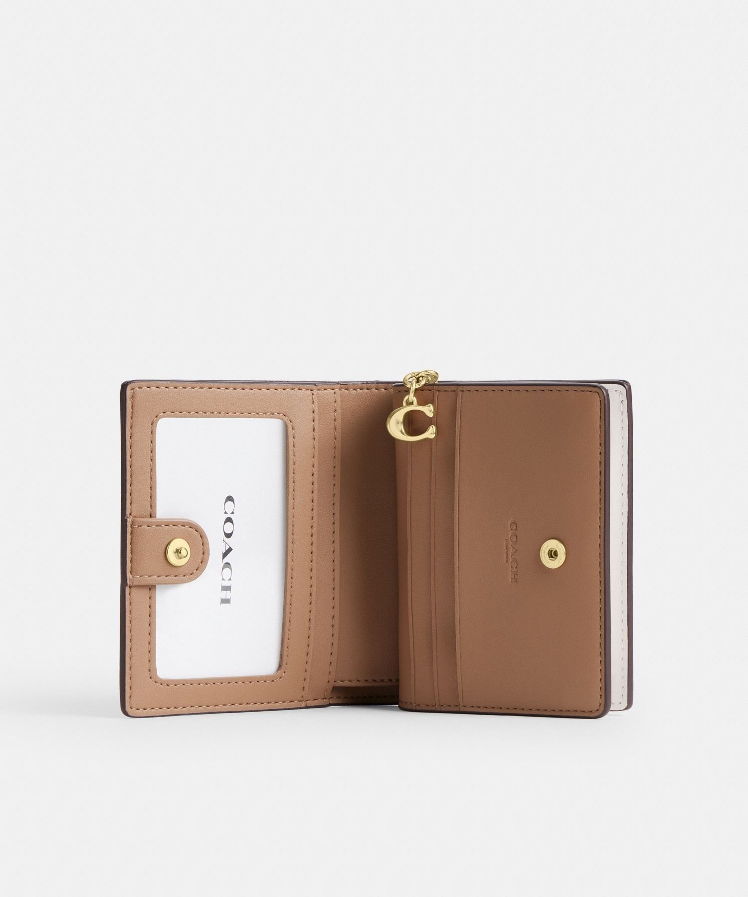 COACH OUTLET｜【公式】スナップ ウォレット・シグネチャー キャンバス