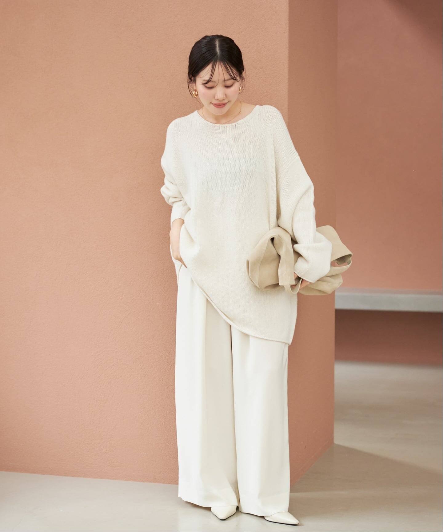 plage｜《追加》WOOL CASHMERE SOFT TUNIC ニット | Rakuten Fashion