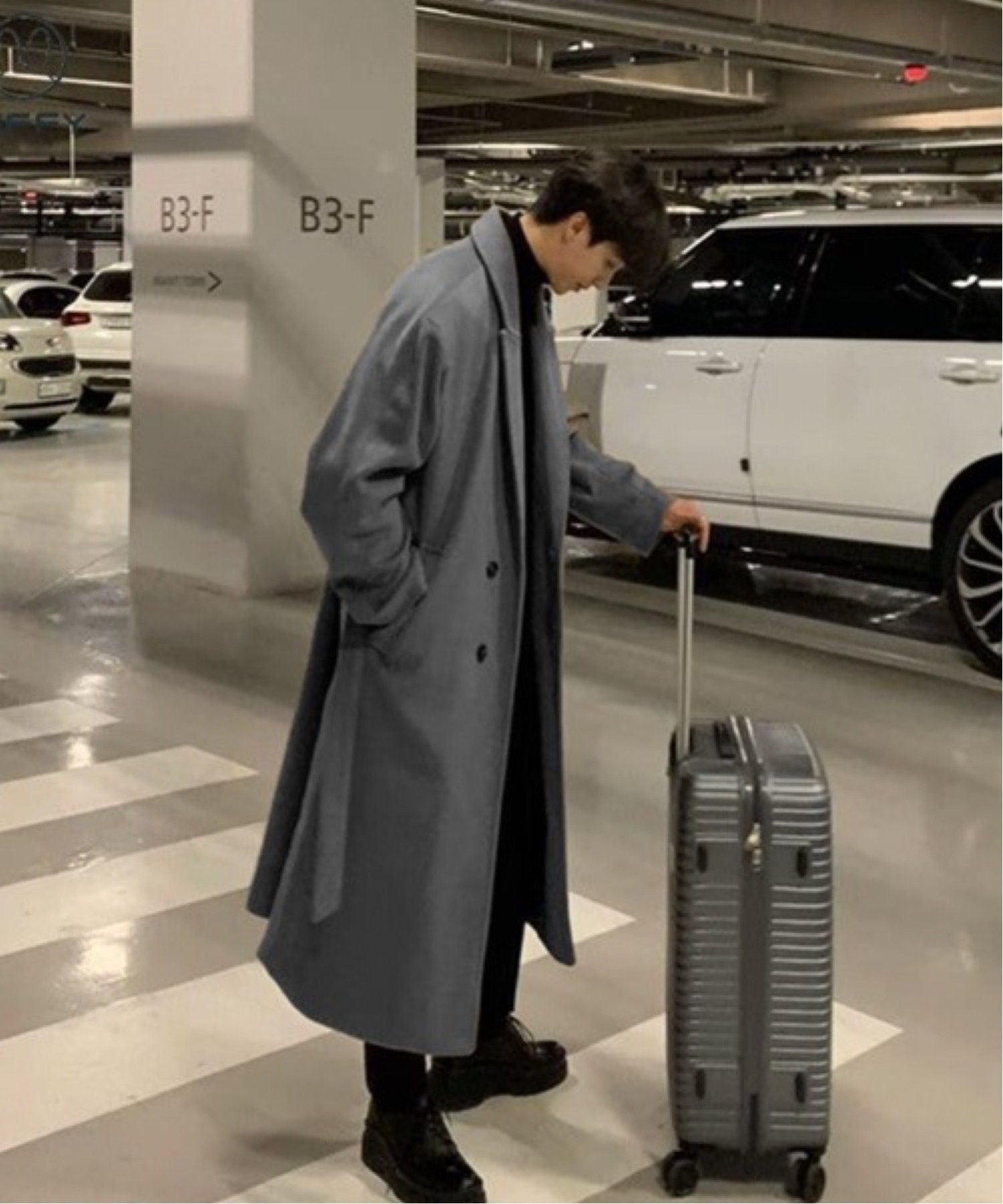 CERCA｜NOWLE/(M)【NOWLE】ウエストコード付き ロング丈 チェスター