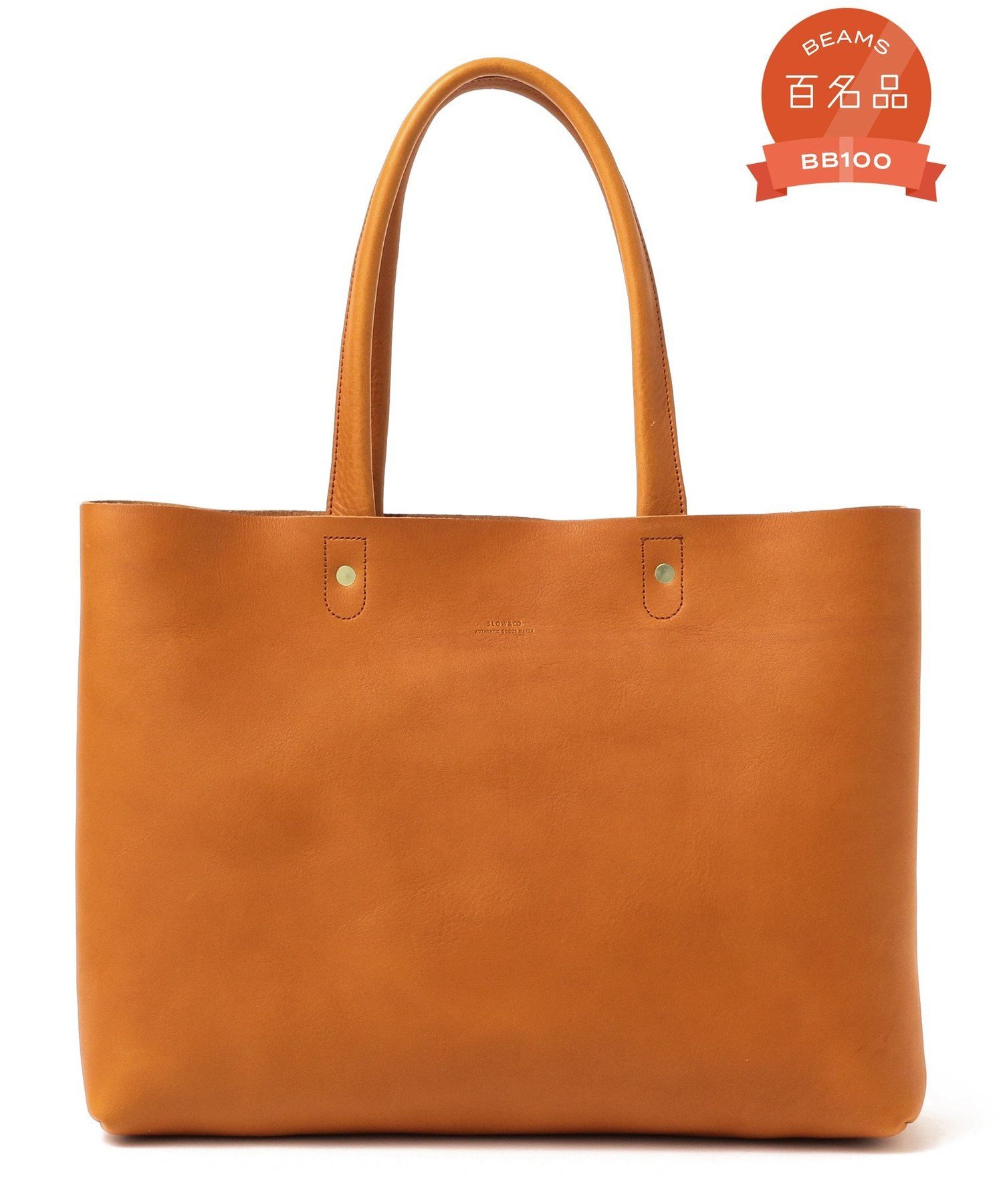 BEAMS MEN｜SLOW/ 別注 TOTE レザートートバッグ 26SS ビジネス 新生活