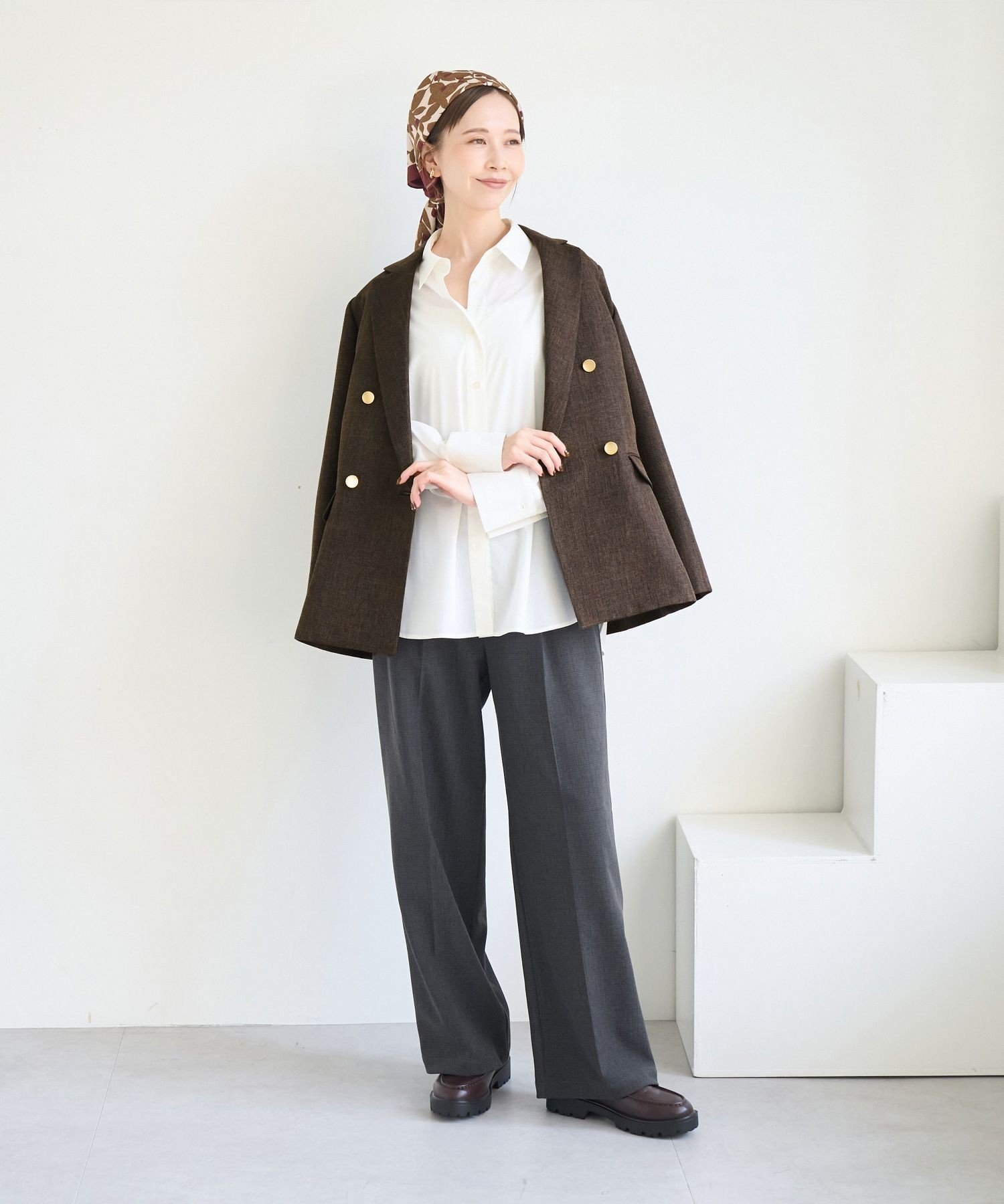 ROPE' PICNIC｜スリートーンツイードジャケット/セットアップ対応