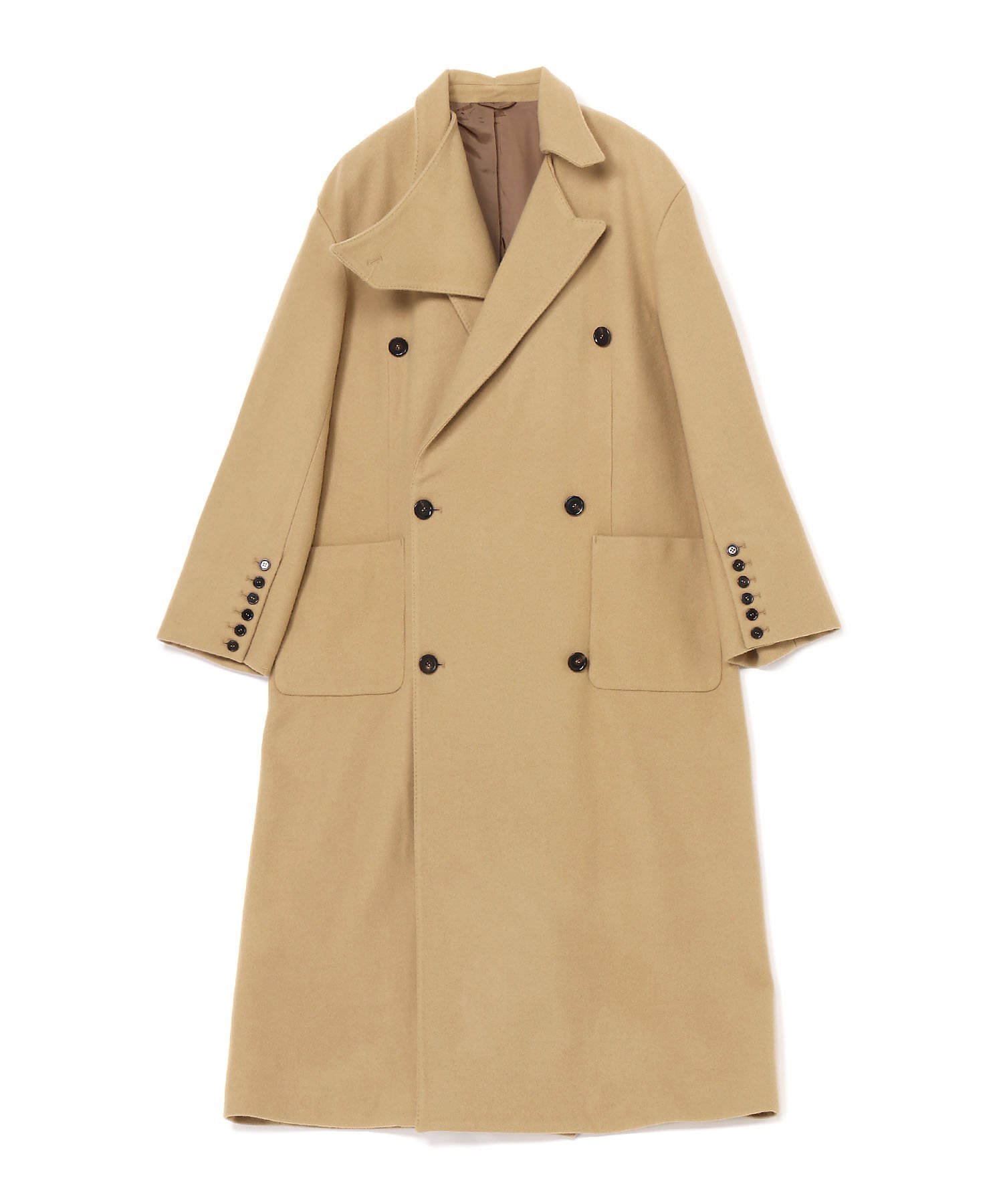 MASU 24AW BAT COLLAR OVERCOAT サイズ44 ?media_id=3467078027275169283