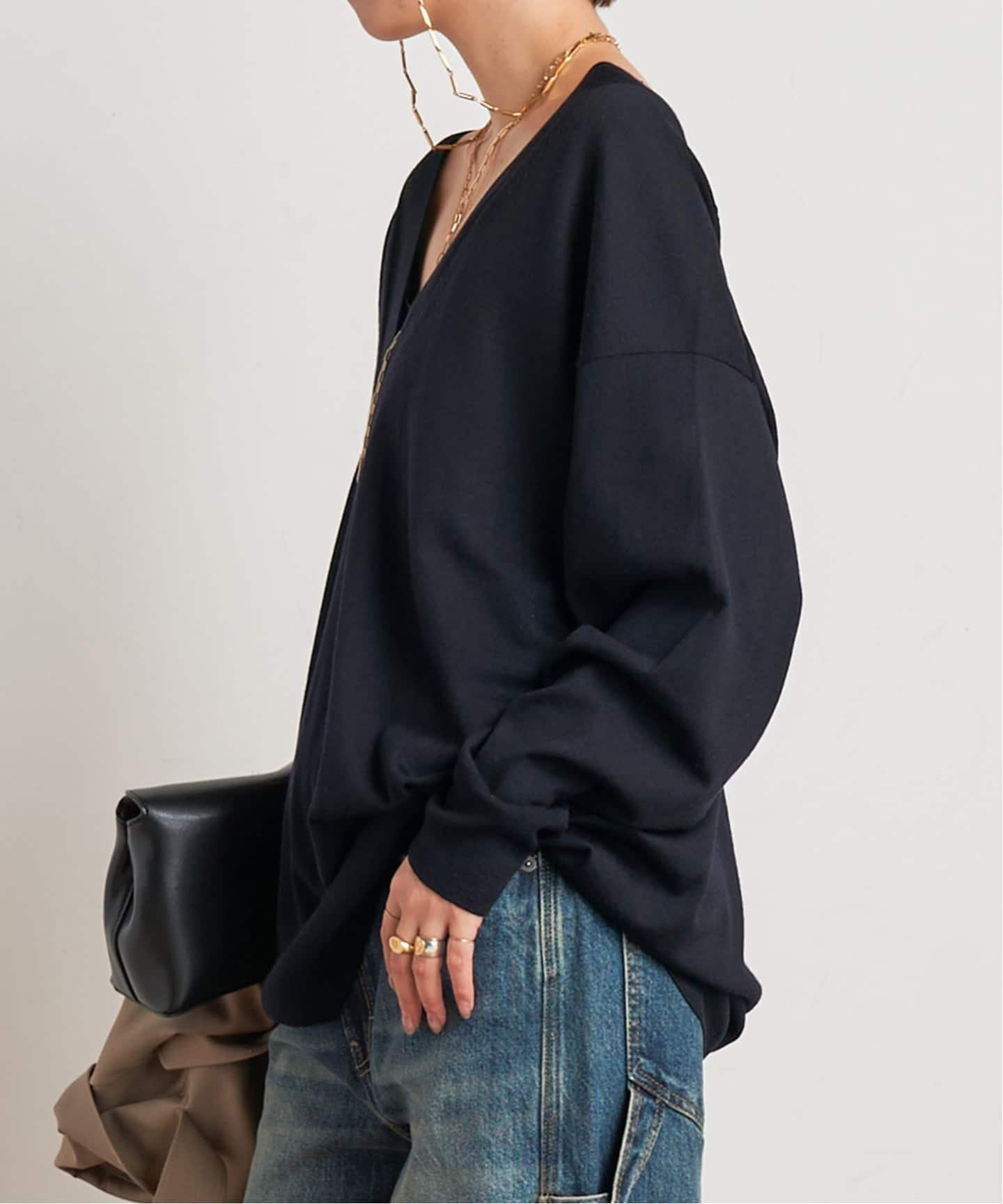 AP STUDIO｜ディープVネックニット | Rakuten Fashion(楽天