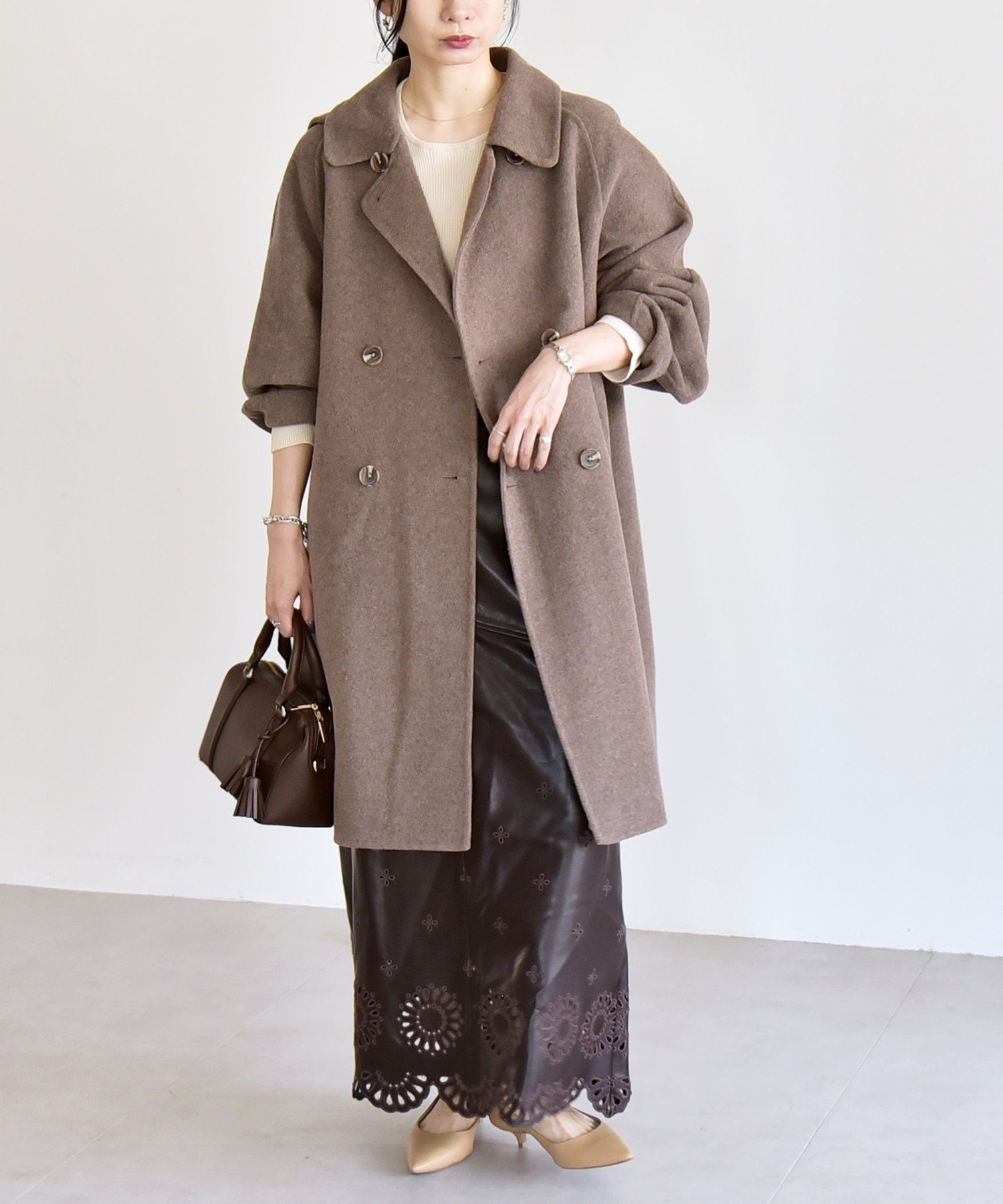 SHIPS｜quaranciel: リバー スタンド & テーラード ダブルブレスト A