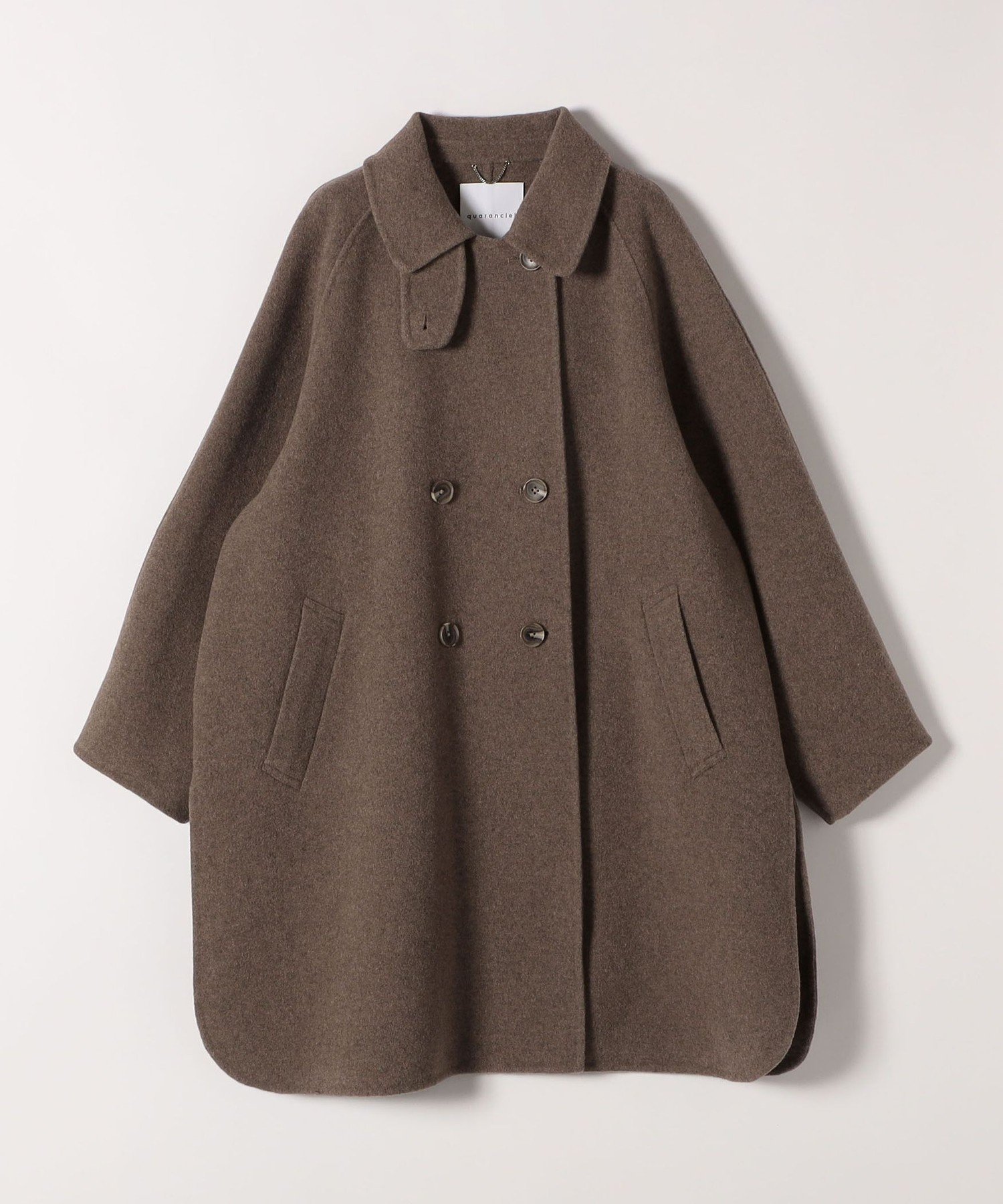 SHIPS｜quaranciel: リバー スタンド & テーラード ダブルブレスト A