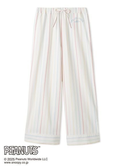 gelato pique｜【PEANUTS】レインボーストライプネルロングパンツ