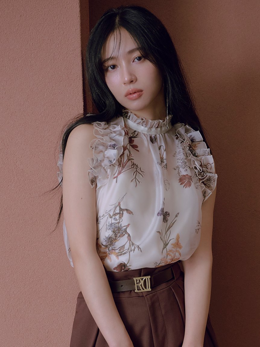 FRAY I.D｜2wayギャザーフリルブラウス | Rakuten Fashion(楽天