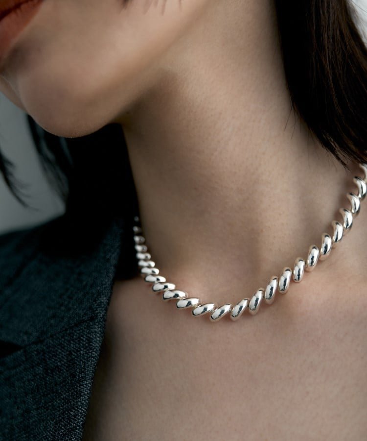 COCOSHNIK ONKITSCH｜シルバー デザインチェーン サンマルコネックレス