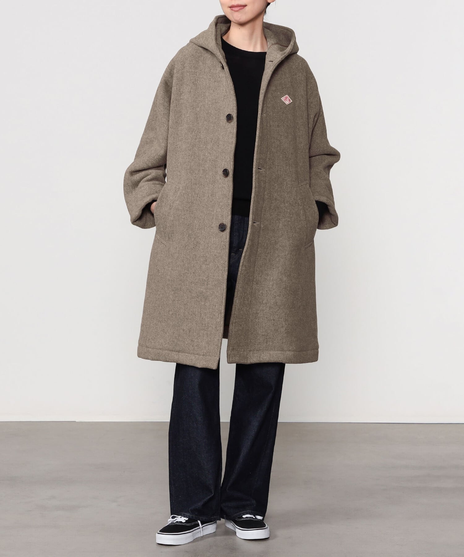 Bshop｜DANTON | ウールライトパイル フードコート WOMEN | Rakuten