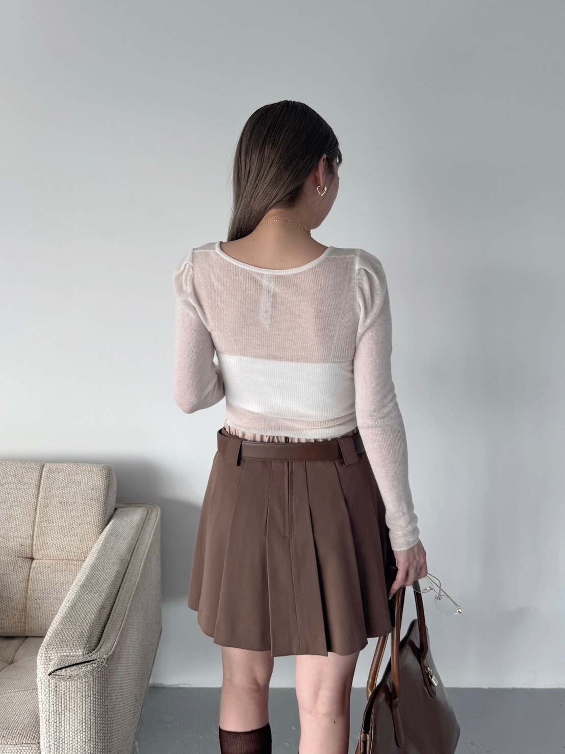 SNIDEL｜【Chacott】シアーリブニット | Rakuten Fashion(楽天