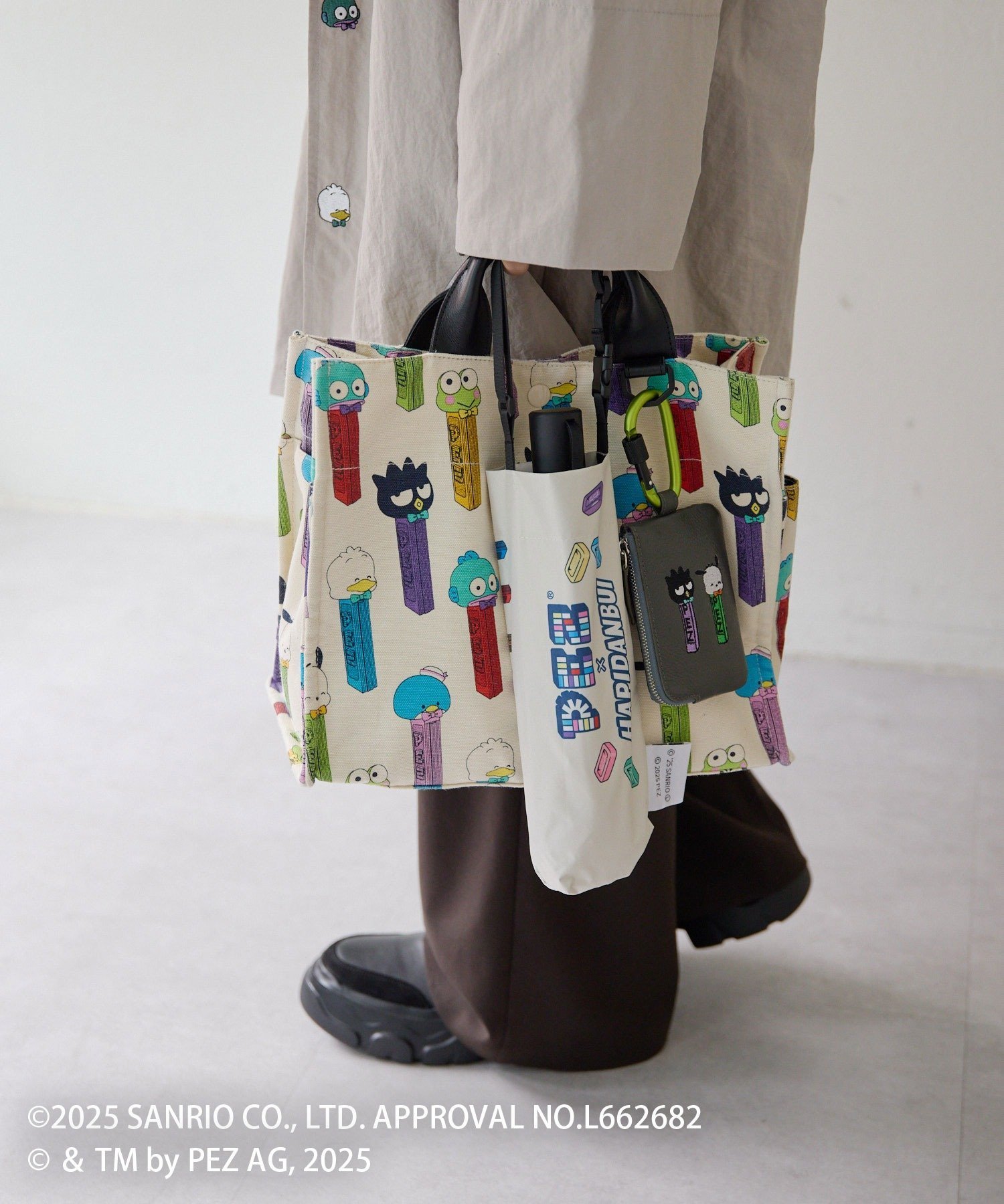 ear PAPILLONNER｜【はぴだんぶい×PEZ(ペッツ)×ear】晴雨兼用