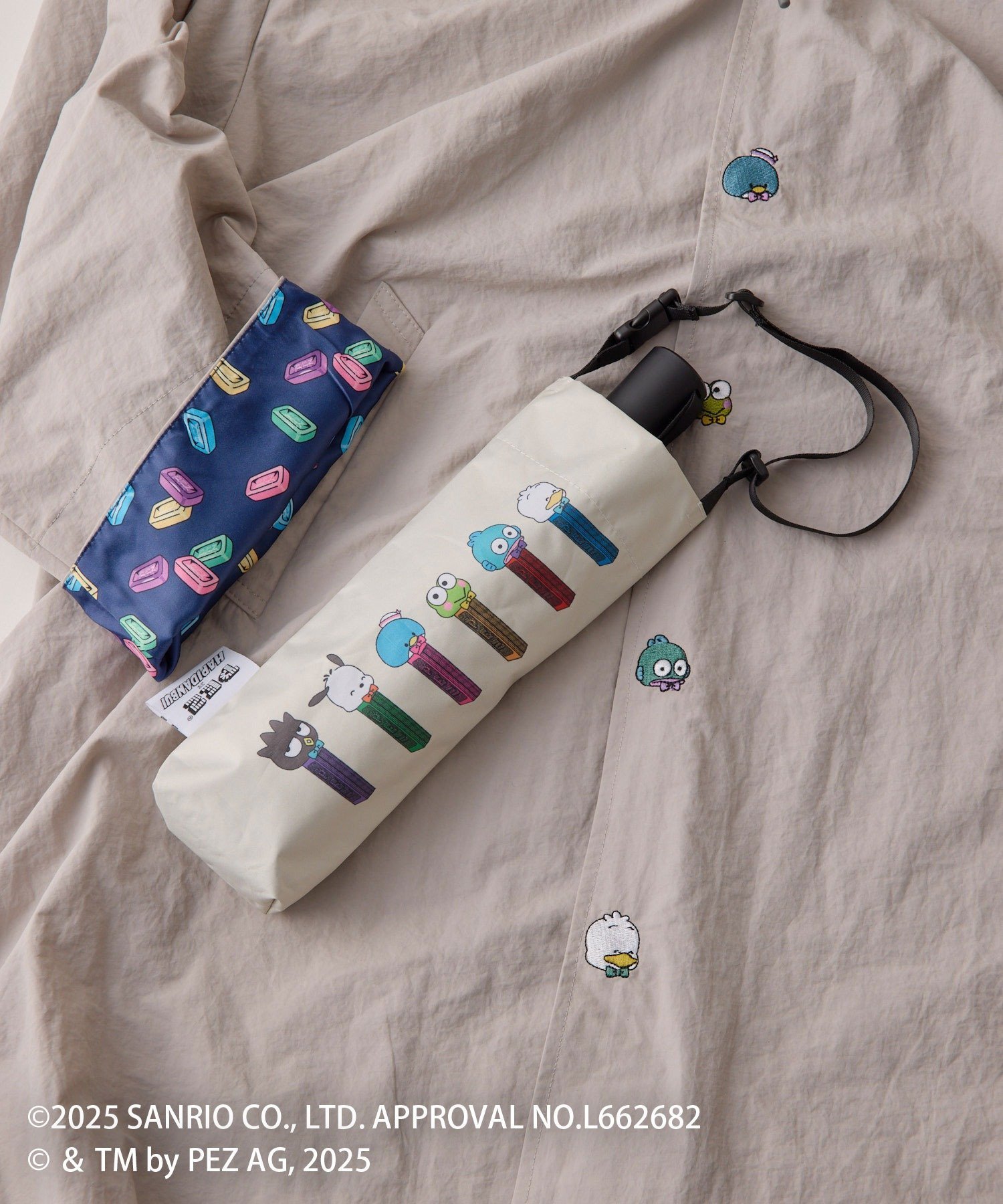 ear PAPILLONNER｜【はぴだんぶい×PEZ(ペッツ)×ear】晴雨兼用