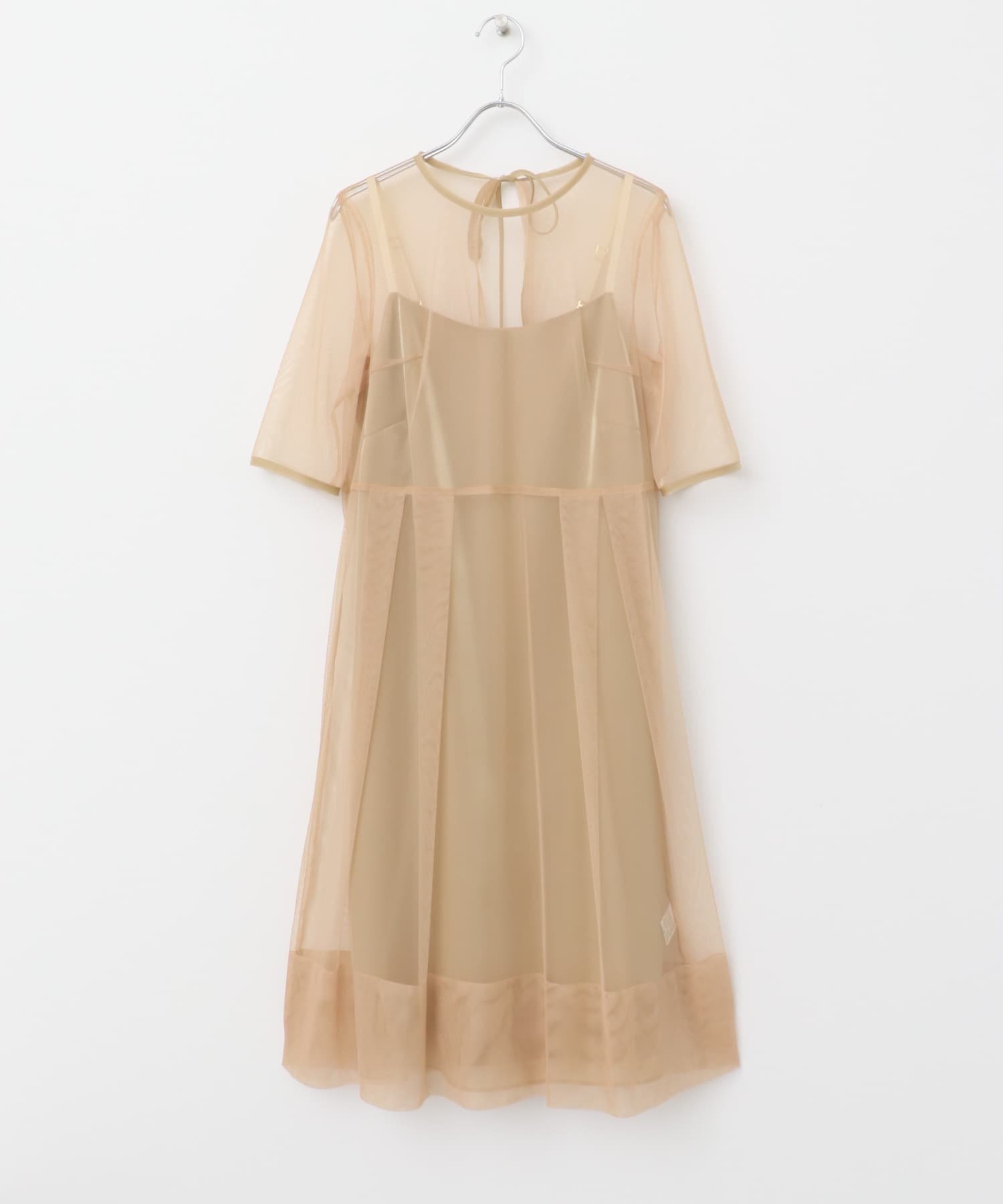 URBAN RESEARCH ROSSO｜kaene シャンブレーキャミドッキングドレス(sh