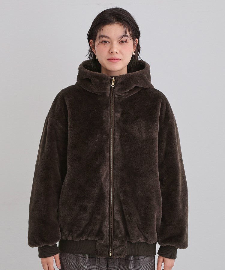 THE SHOP TK｜【2WAY/洗える】リバーシブル フェイクファーブルゾン