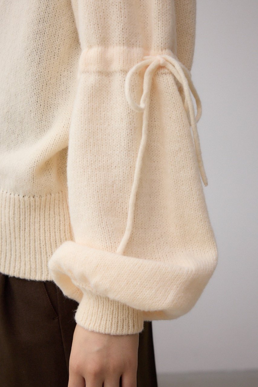 AZUL by moussy｜袖リボンデザインニット | Rakuten Fashion(楽天