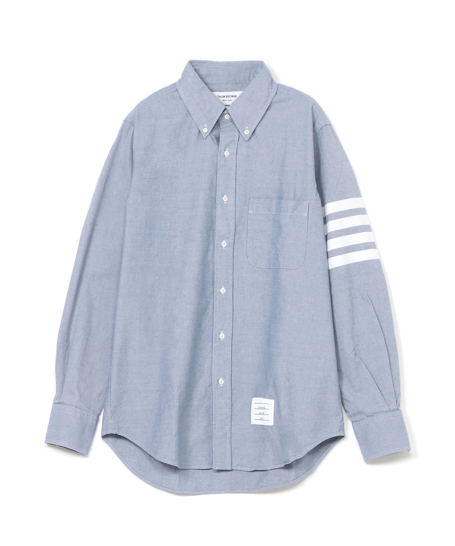 THOM BROWNE(トムブラウン)｜STRAIGHT FIT SHIRT W/ TONAL 4 BAR