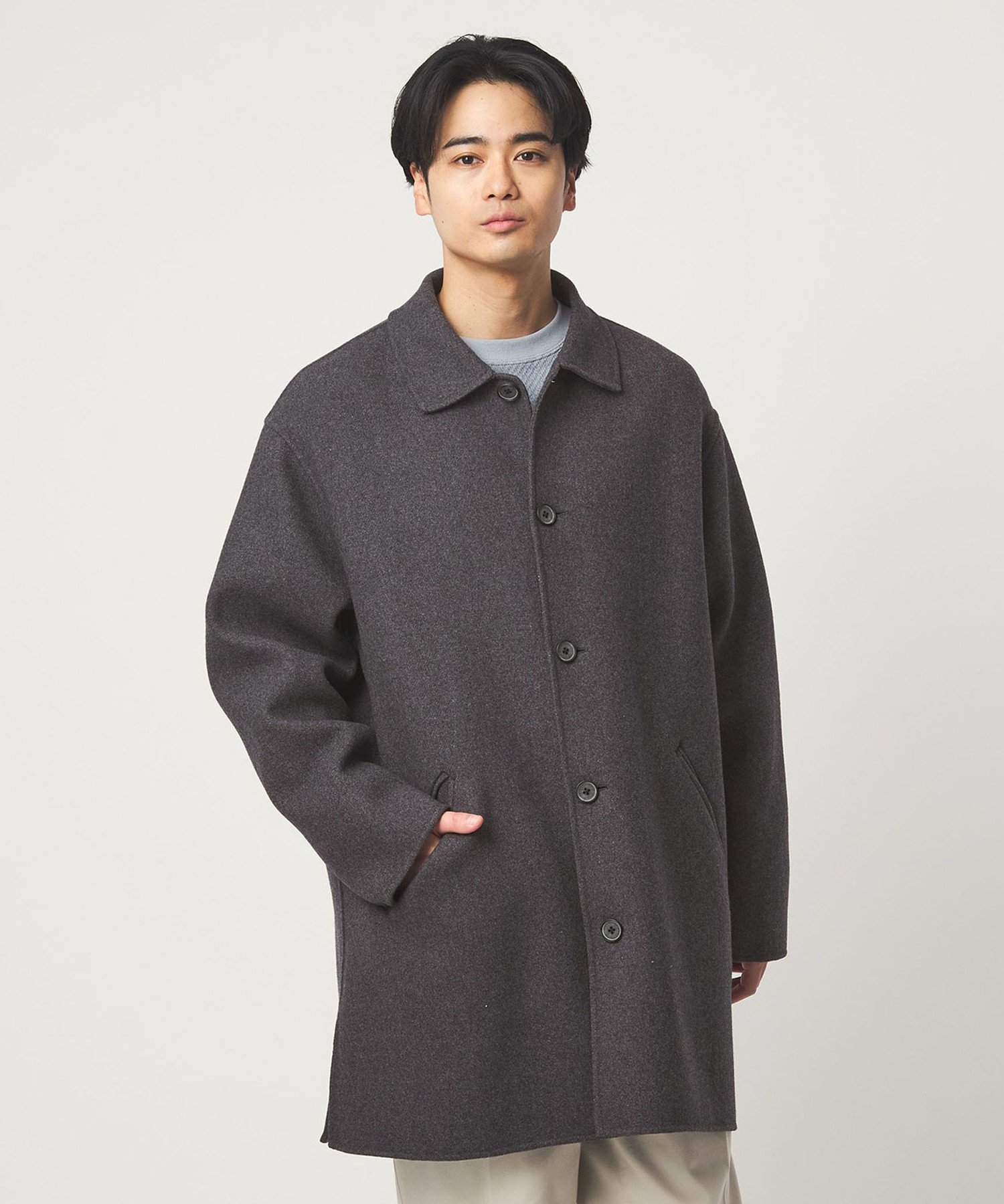 UNITED ARROWS green label relaxing｜ウールナイロン リバー ステン