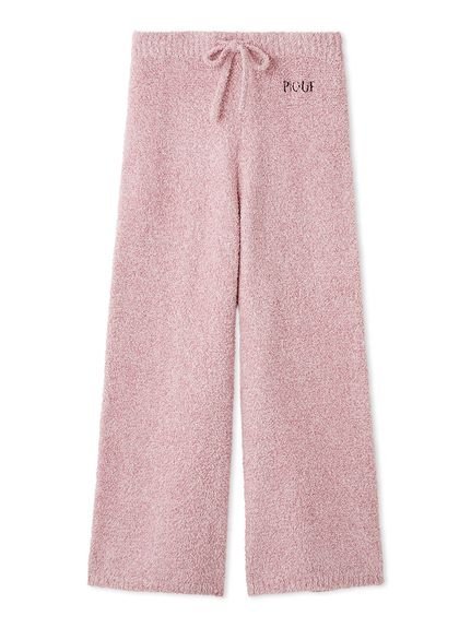 gelato pique｜メランジロゴ刺繍ロングパンツ | Rakuten Fashion(楽天