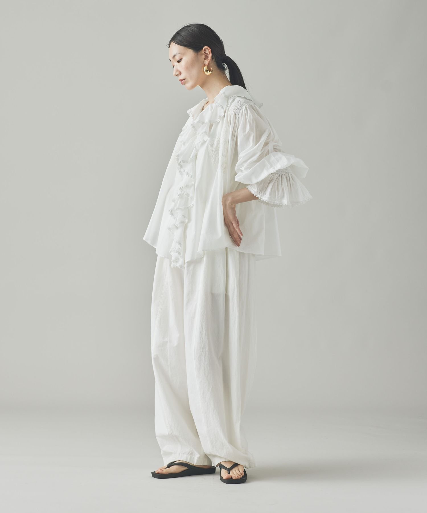 Curensology｜ラッフルレースブラウス | Rakuten Fashion(楽天