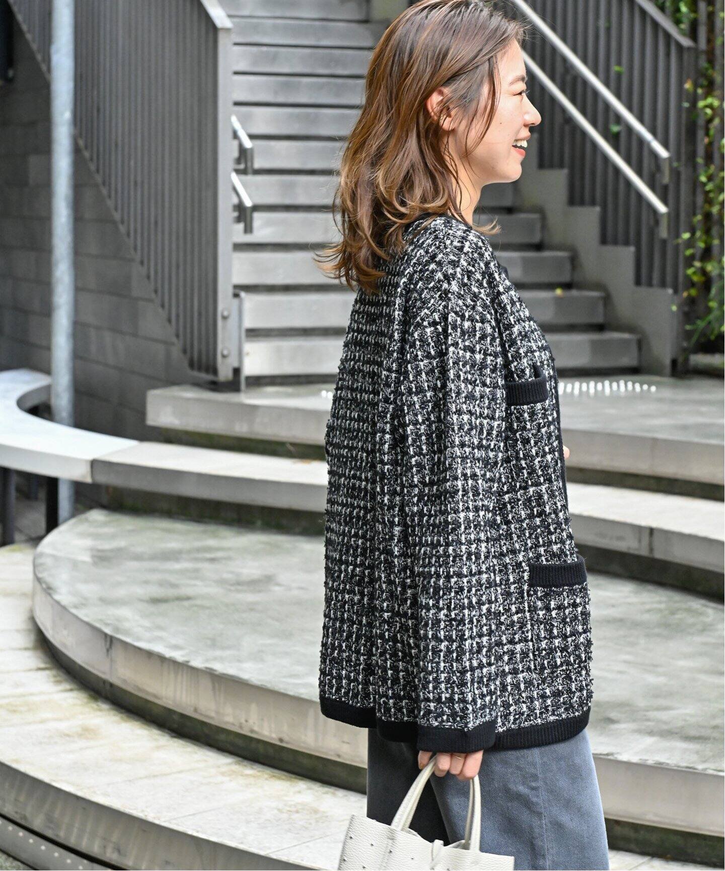 JOURNAL STANDARD relume｜《追加》TWEEDYニットジャケット | Rakuten