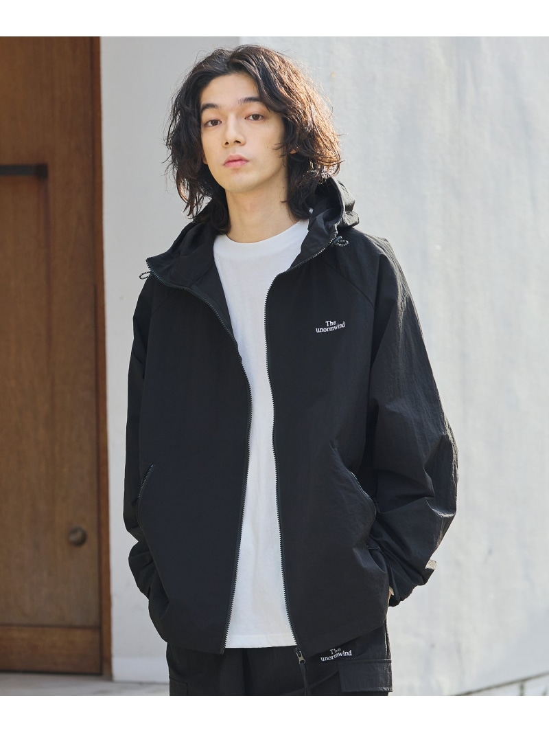 楽天市場】The unormwind ロゴ刺繍テックナイロンダブルジップドロー