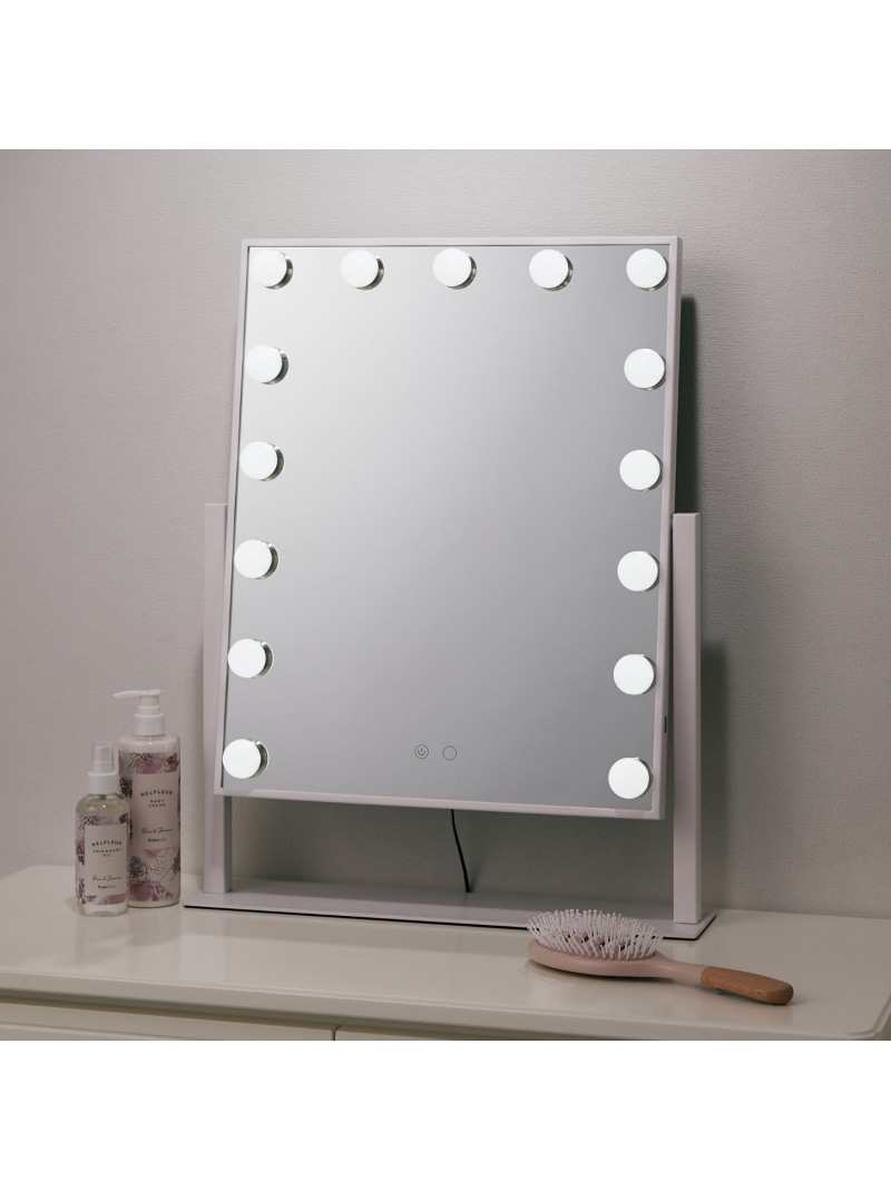 楽天市場】Francfranc フッツェ ハリウッドミラー スクエア L ホワイト