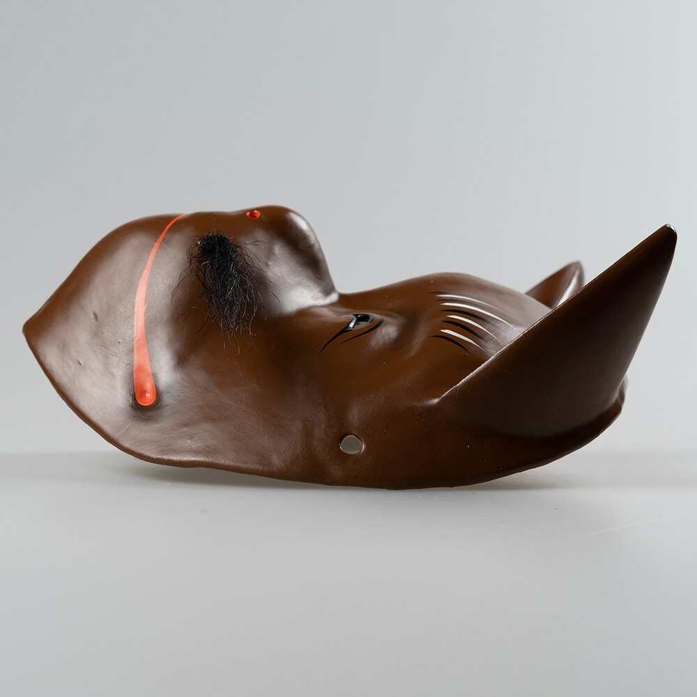 楽天市場】高級お面 狸（たぬき・タヌキ） 張子製（紙製） [ お面