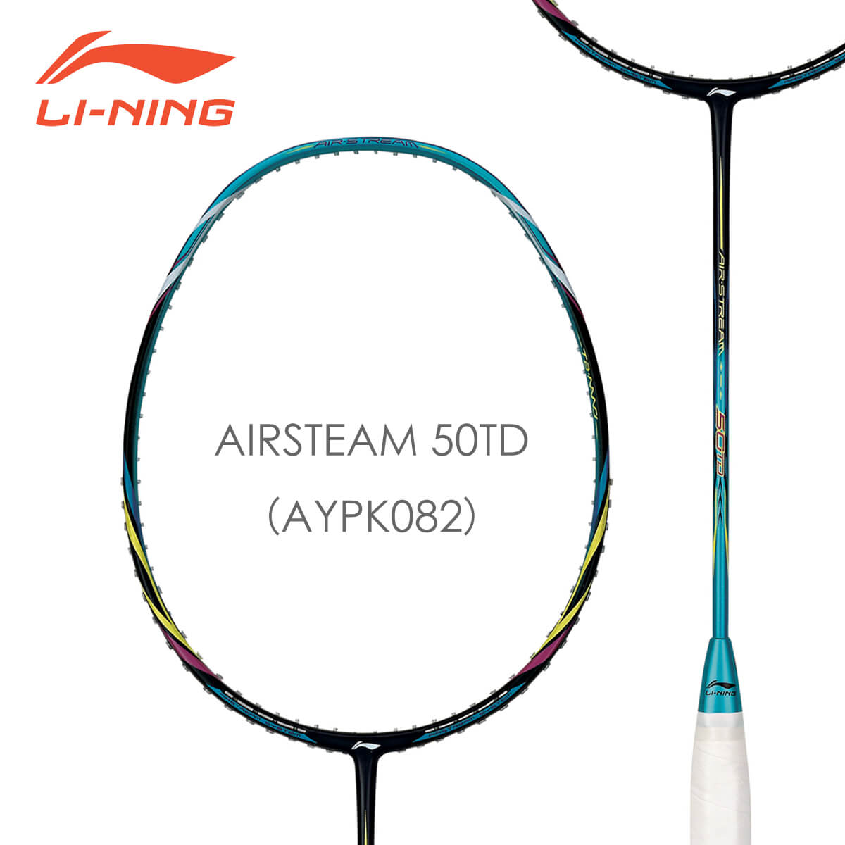 楽天市場】LI-NING AYPK082 AIRSTEAM 50TD(ブラック) バドミントン